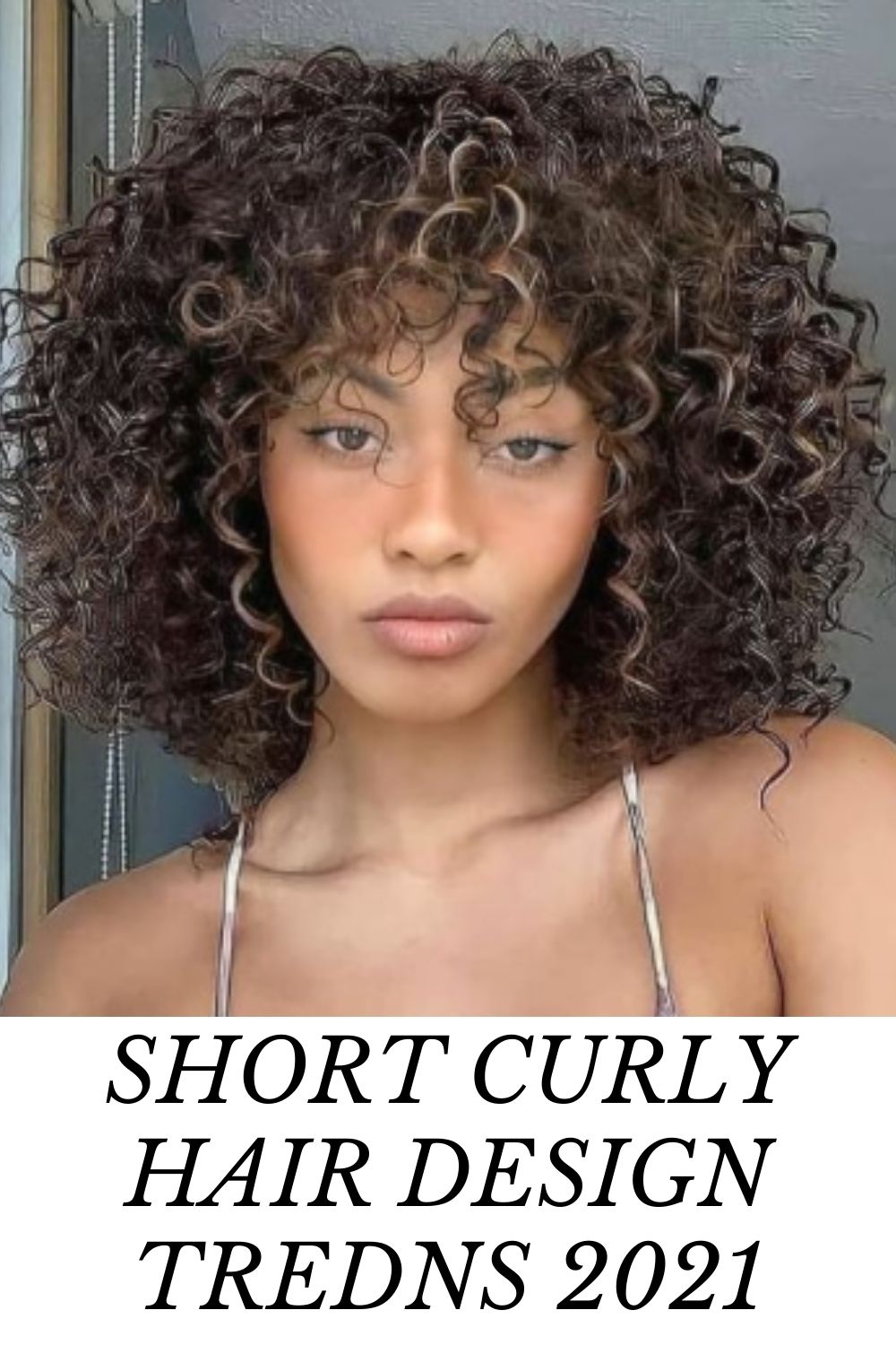 Bob Short Curly Hairstyle