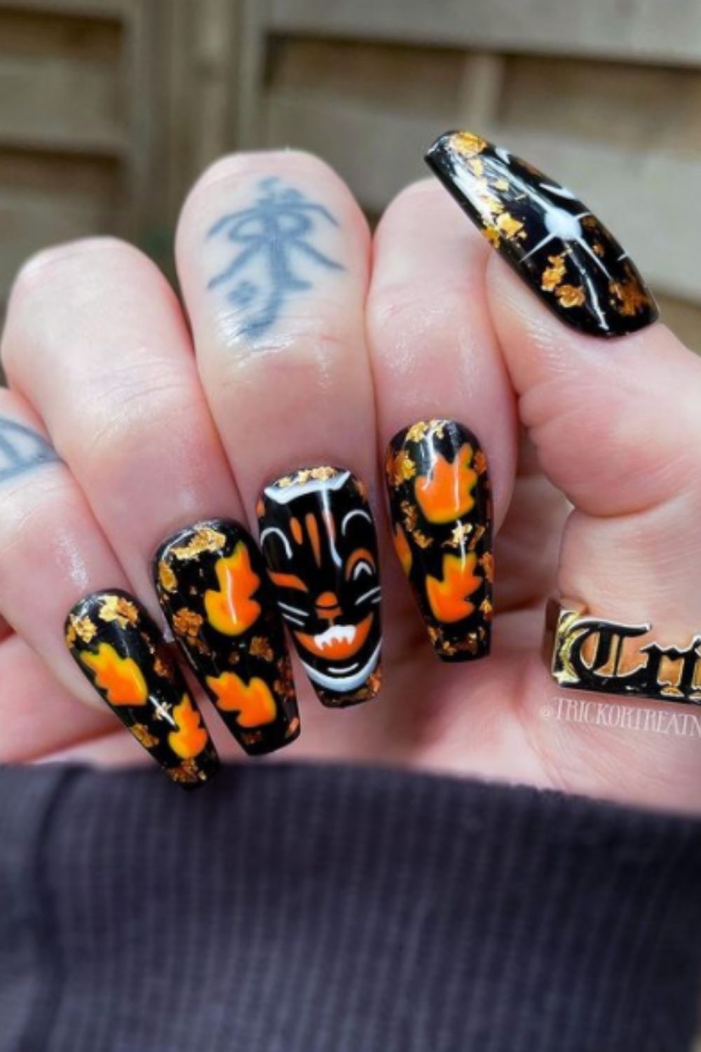 Long Nail ideas For Halloween