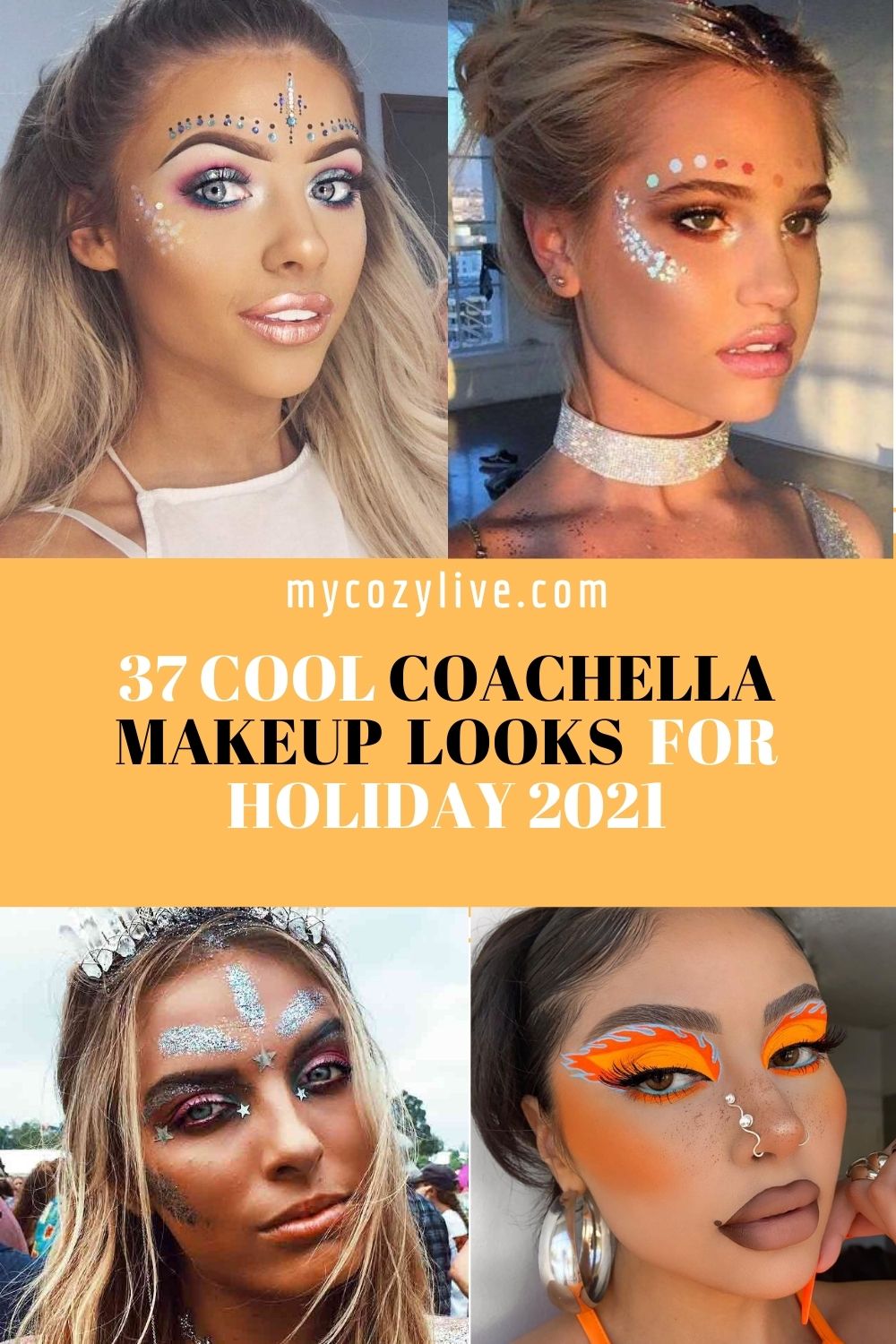 38 Best Festival Coachella Makeup Looks To Be The Real Hit 4756