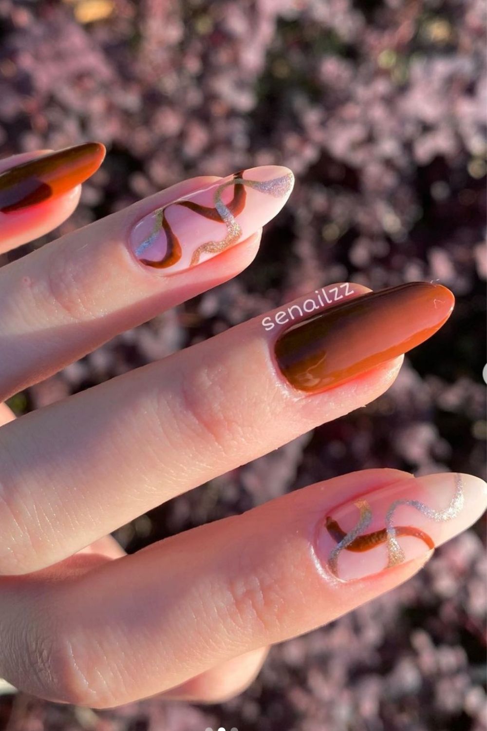 Best Brown nails design ideas for Short Fall nail colors 2021