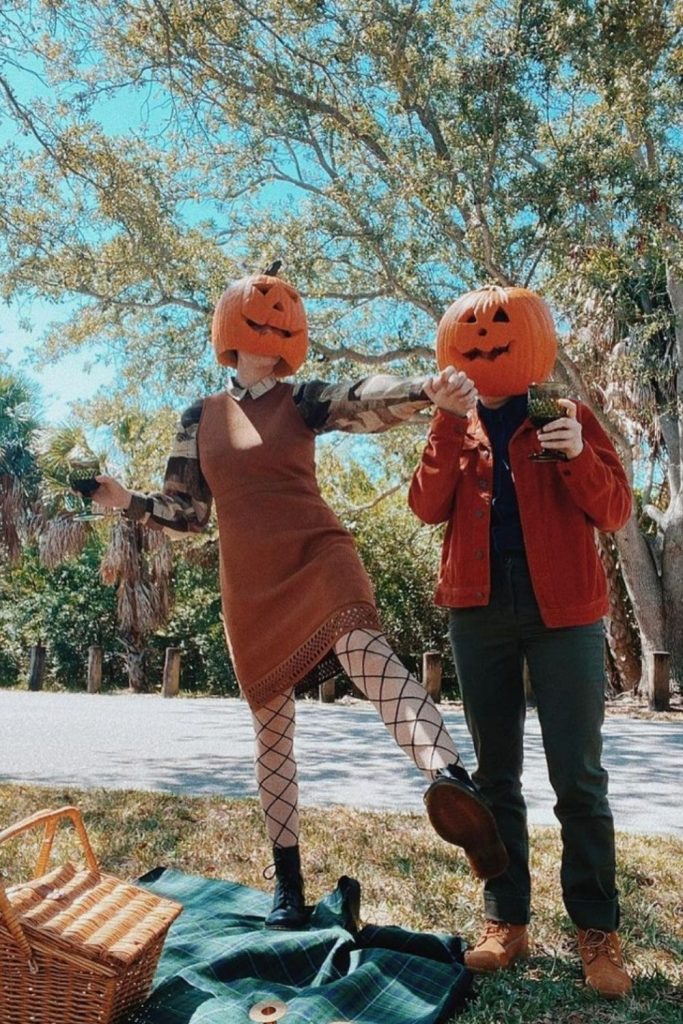 Pumpkin Head Photoshoots Ideas 