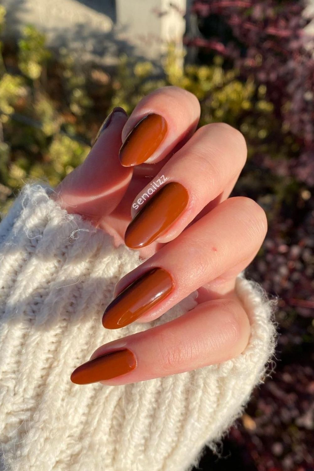 Best Brown nails design ideas for Short Fall nail colors 2021