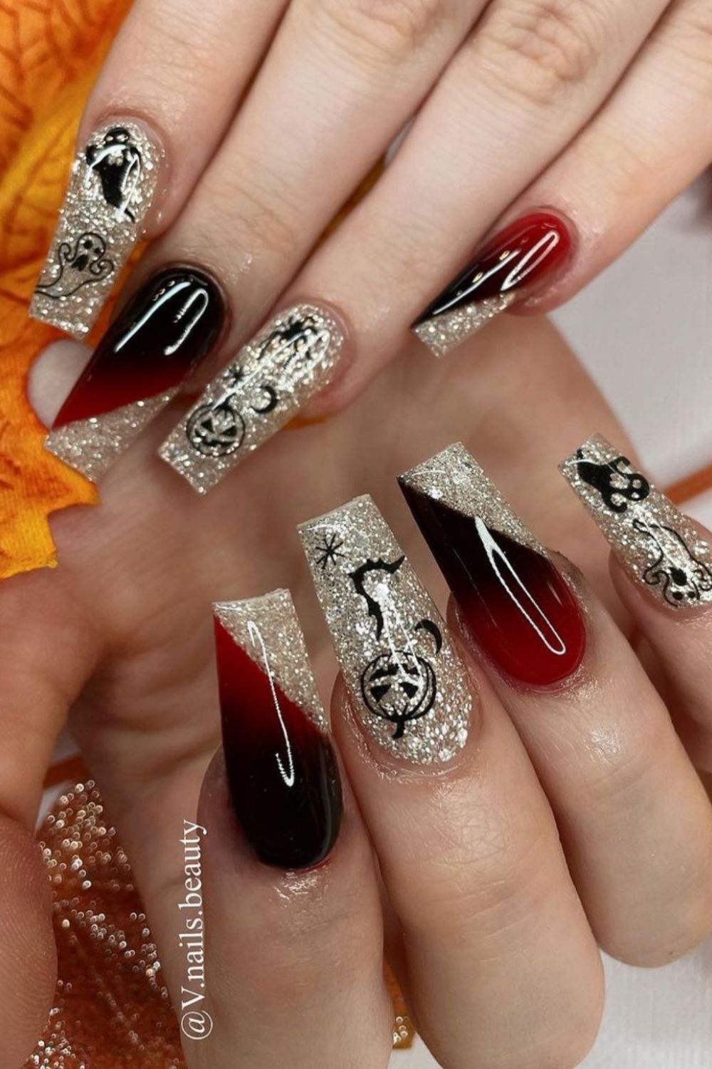 Best Halloween Coffin Nails Ideas 