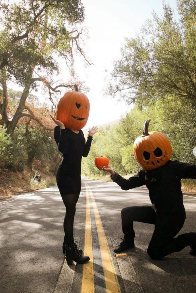 Creative Pumpkin Head Photoshoots Ideas for Halloween 2021