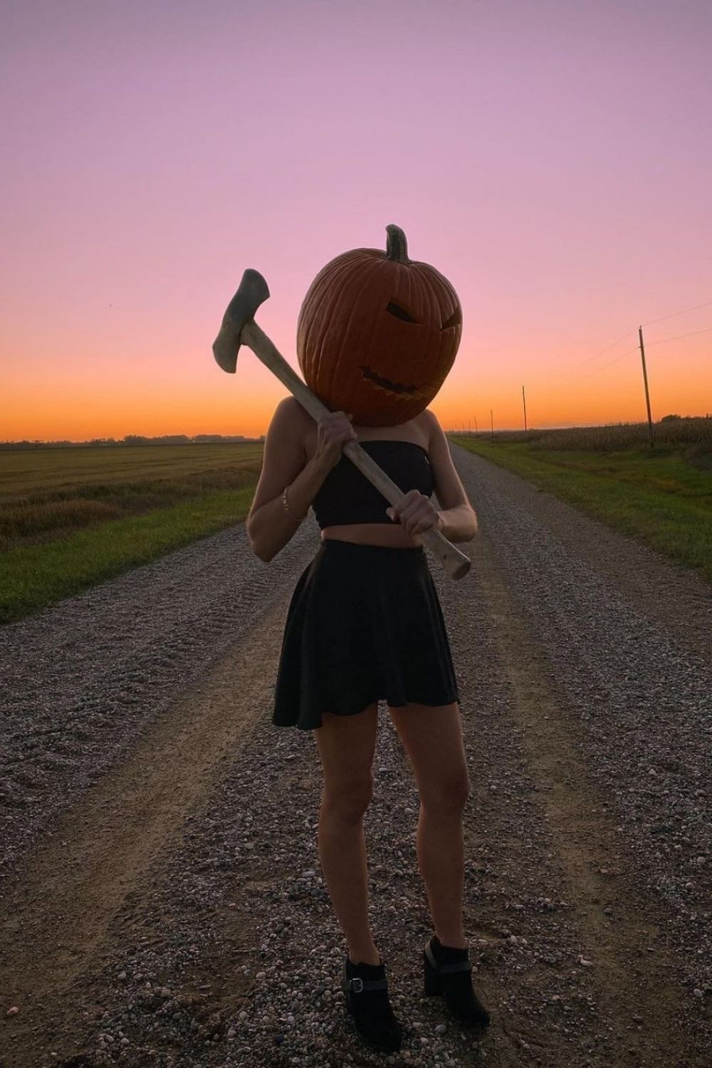 Creative Pumpkin Head Photoshoots Ideas for Halloween 2021