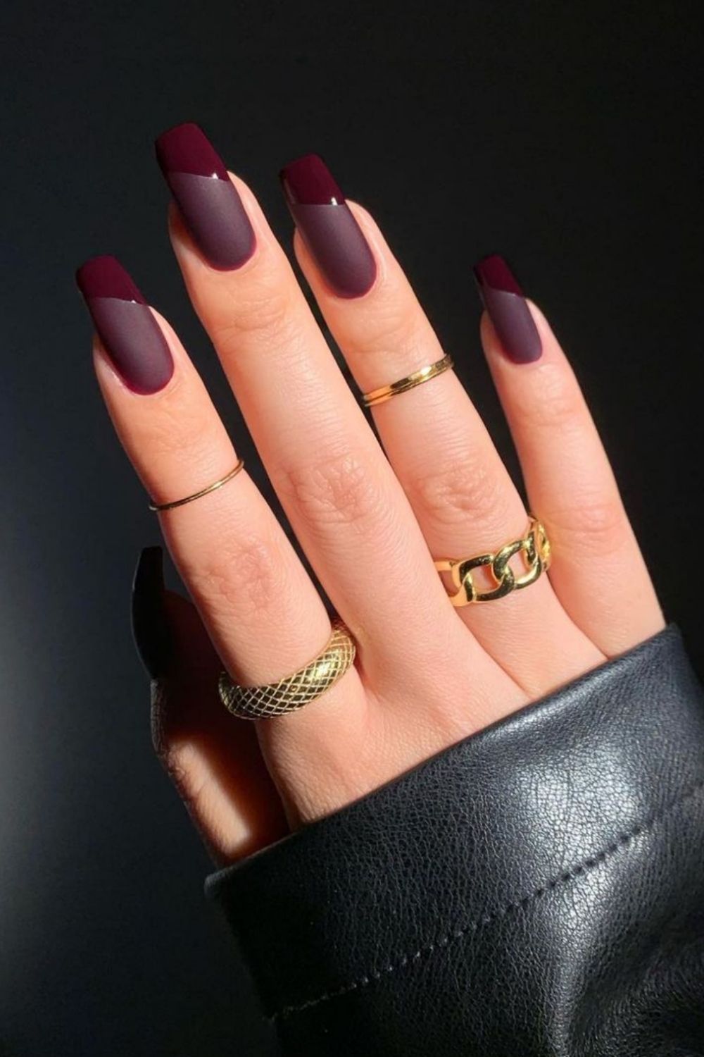 Burgundy nails design | Best winter nail colors 2021 to try