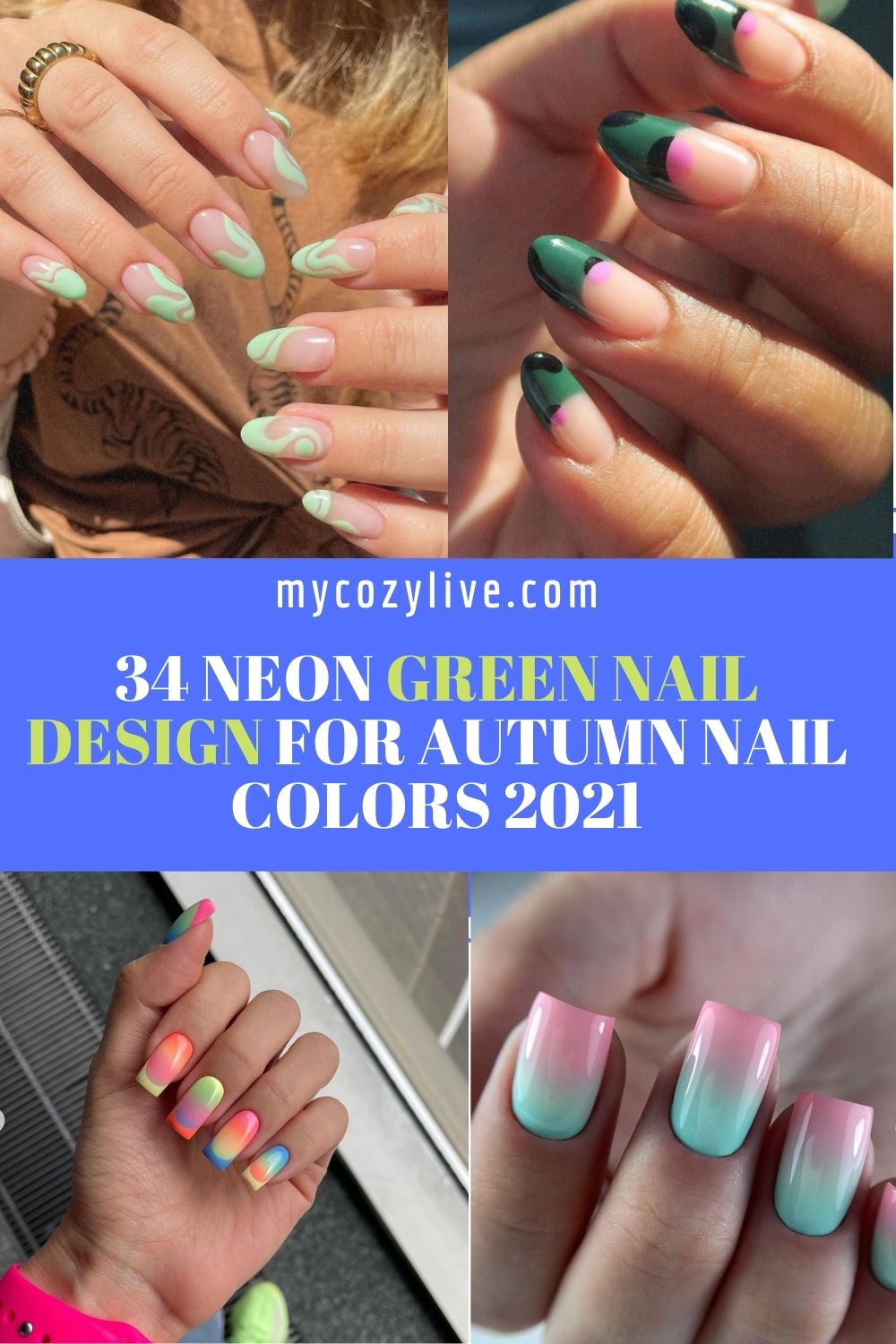 34 Unique Green Acrylic Nails Ideas 2021 Perfect To Copy Now