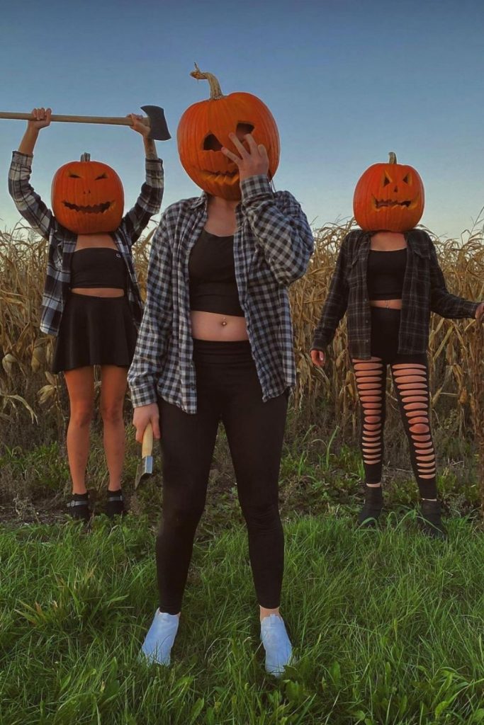 80 Creative Pumpkin Head Photoshoots Ideas for Halloween 2021