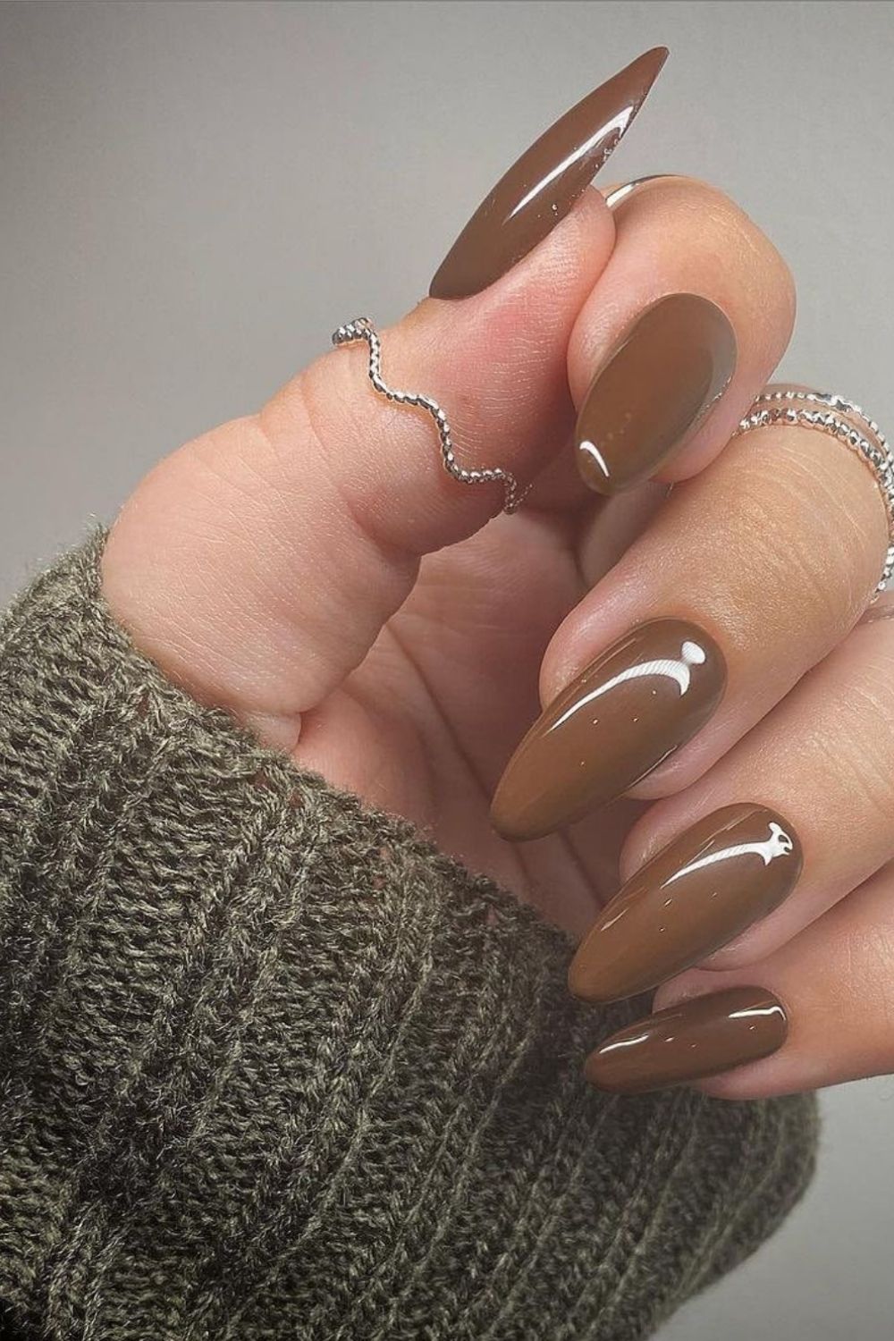 Best Brown nails design ideas for Short Fall nail colors 2021