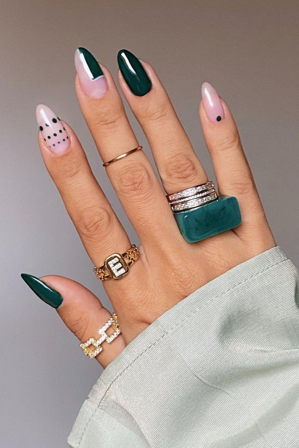 34 Unique Green Acrylic Nails Ideas 2021 Perfect To Copy Now