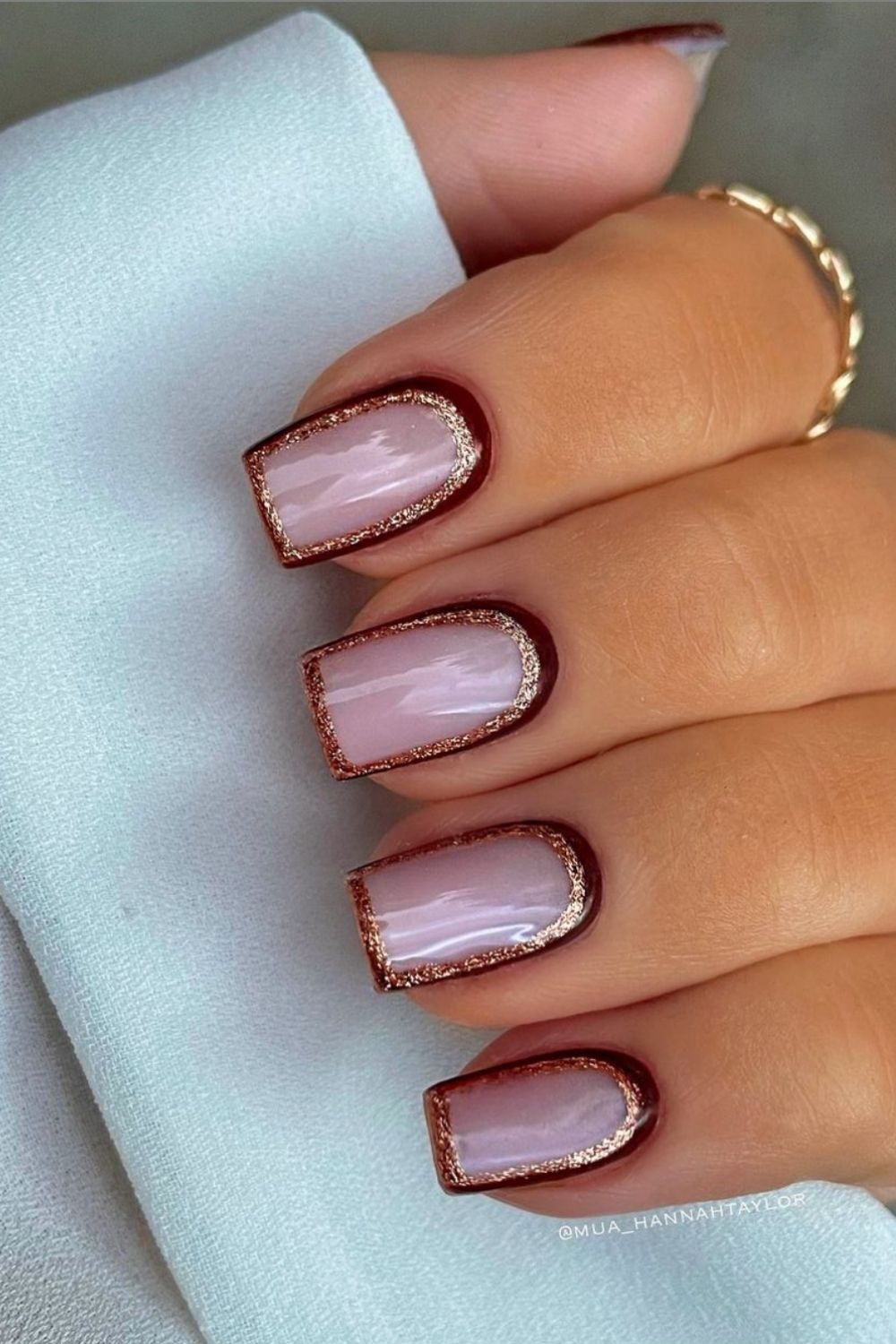 Best Brown nails design ideas for Short Fall nail colors 2021