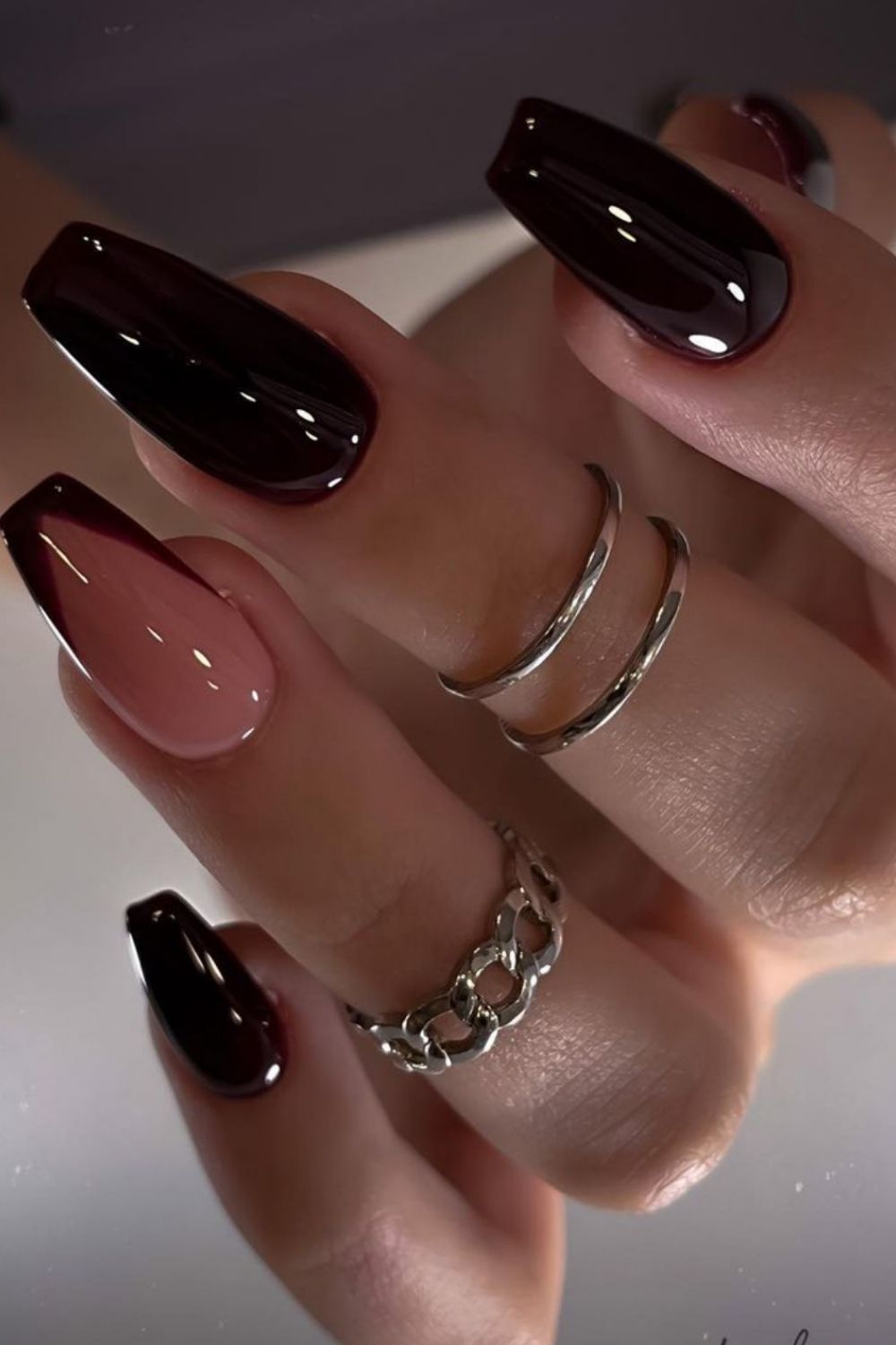 Burgundy nails design | Best winter nail colors 2021 to try