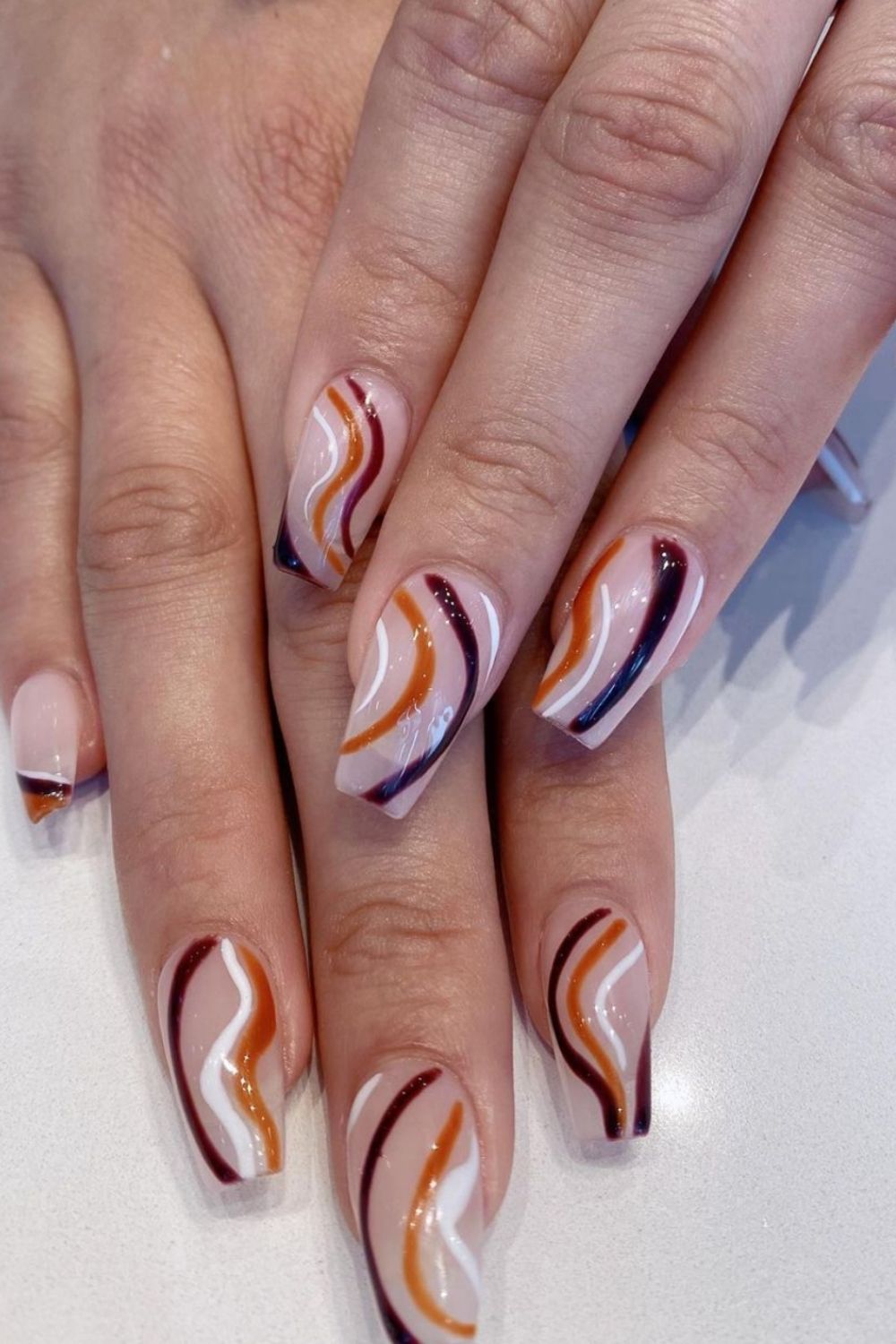 40+ Abstract Nail Art & Swirl Nails To Inspire Your Next Manicure