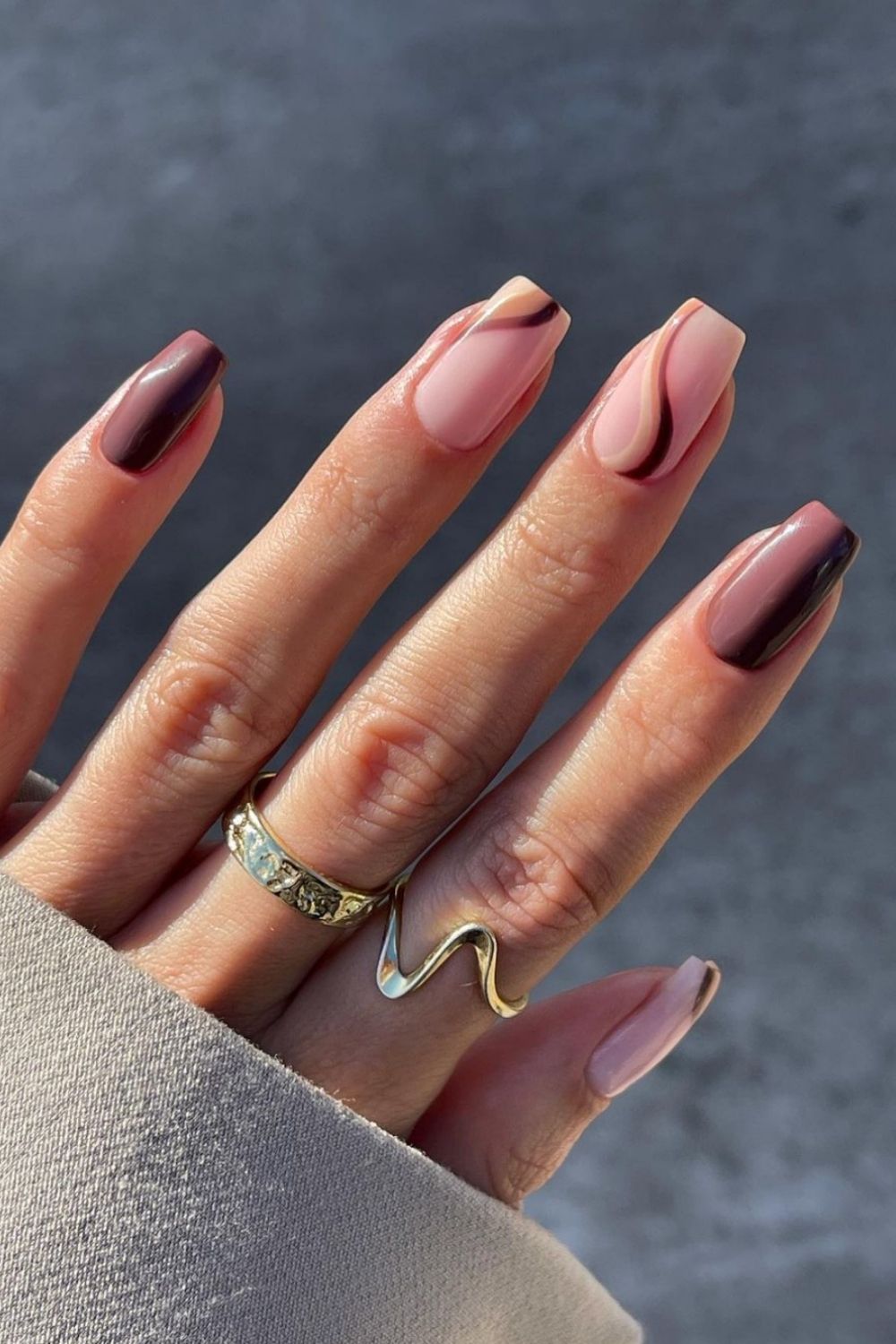 Burgundy nails design | Best winter nail colors 2021 to try