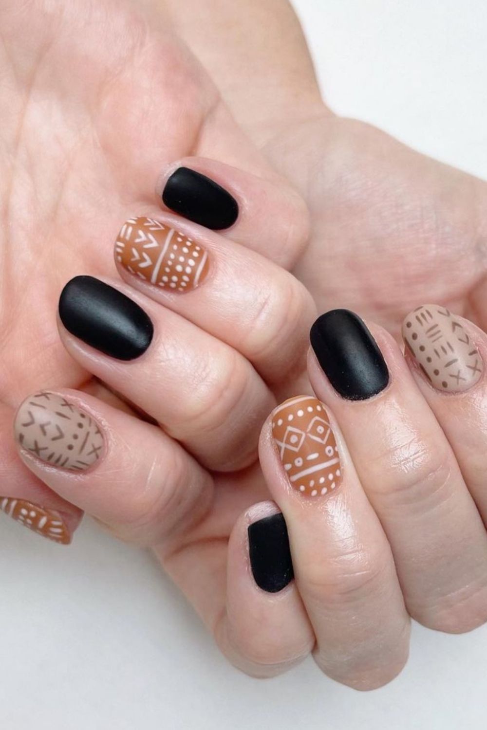 Best Brown nails design ideas for Short Fall nail colors 2021