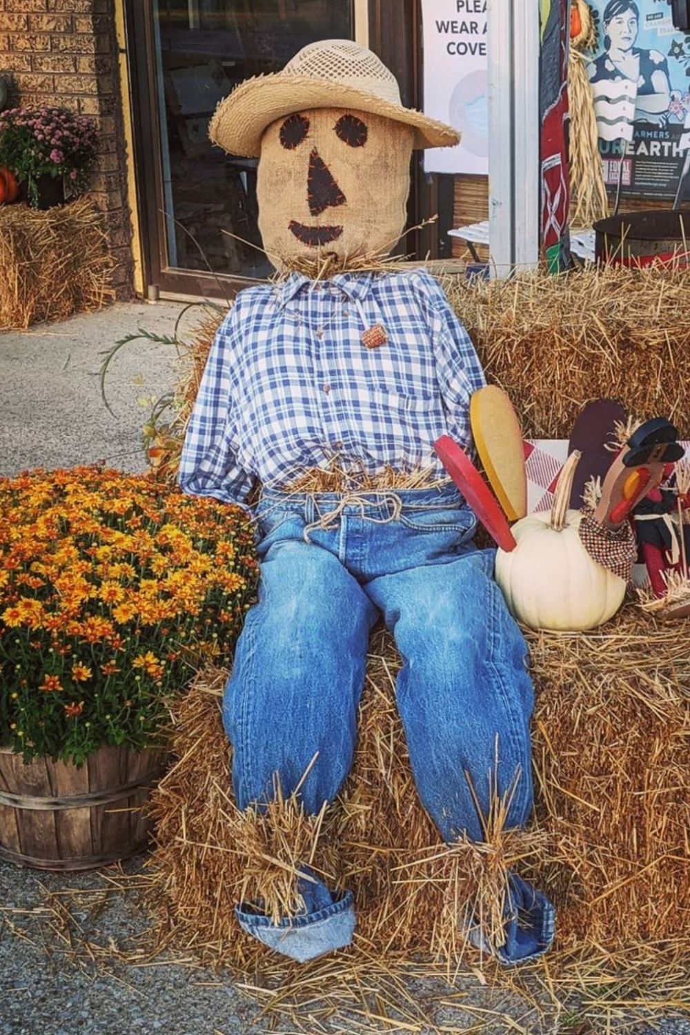 How to DIY scarecrow ideas for Fall yard 2021? 