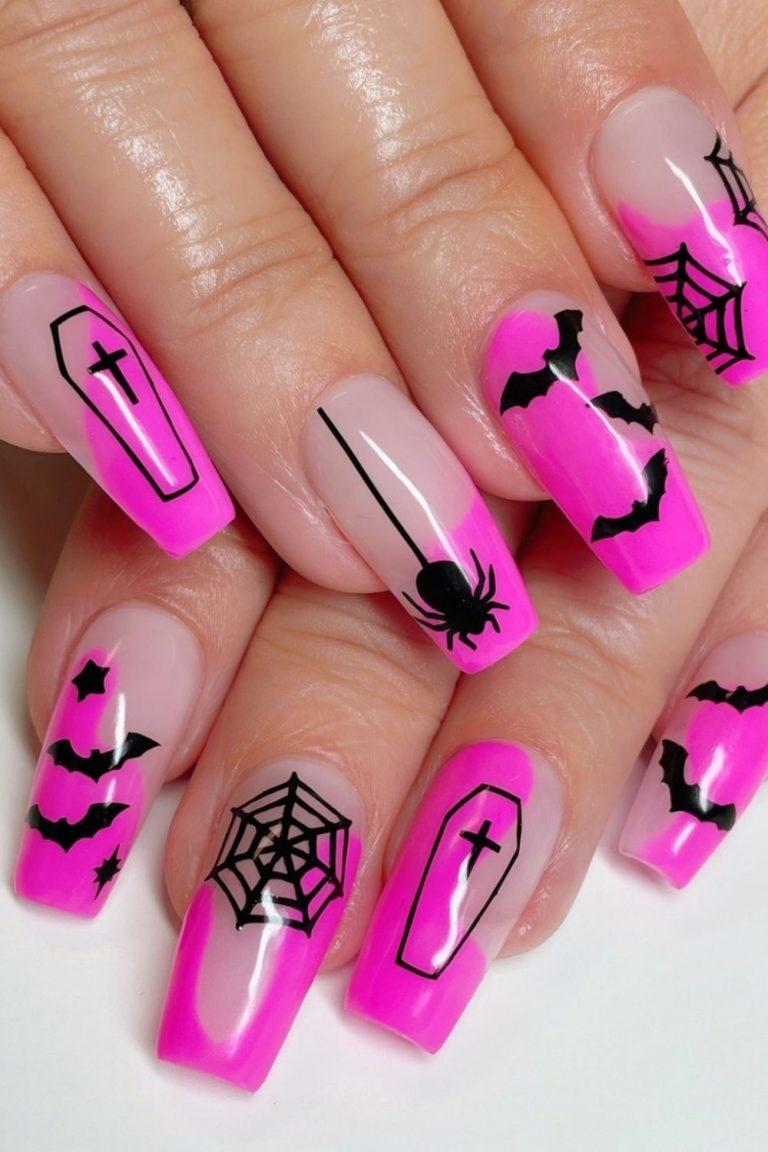 40 Best Halloween Coffin Nails Ideas Youll Actually Want To Wear