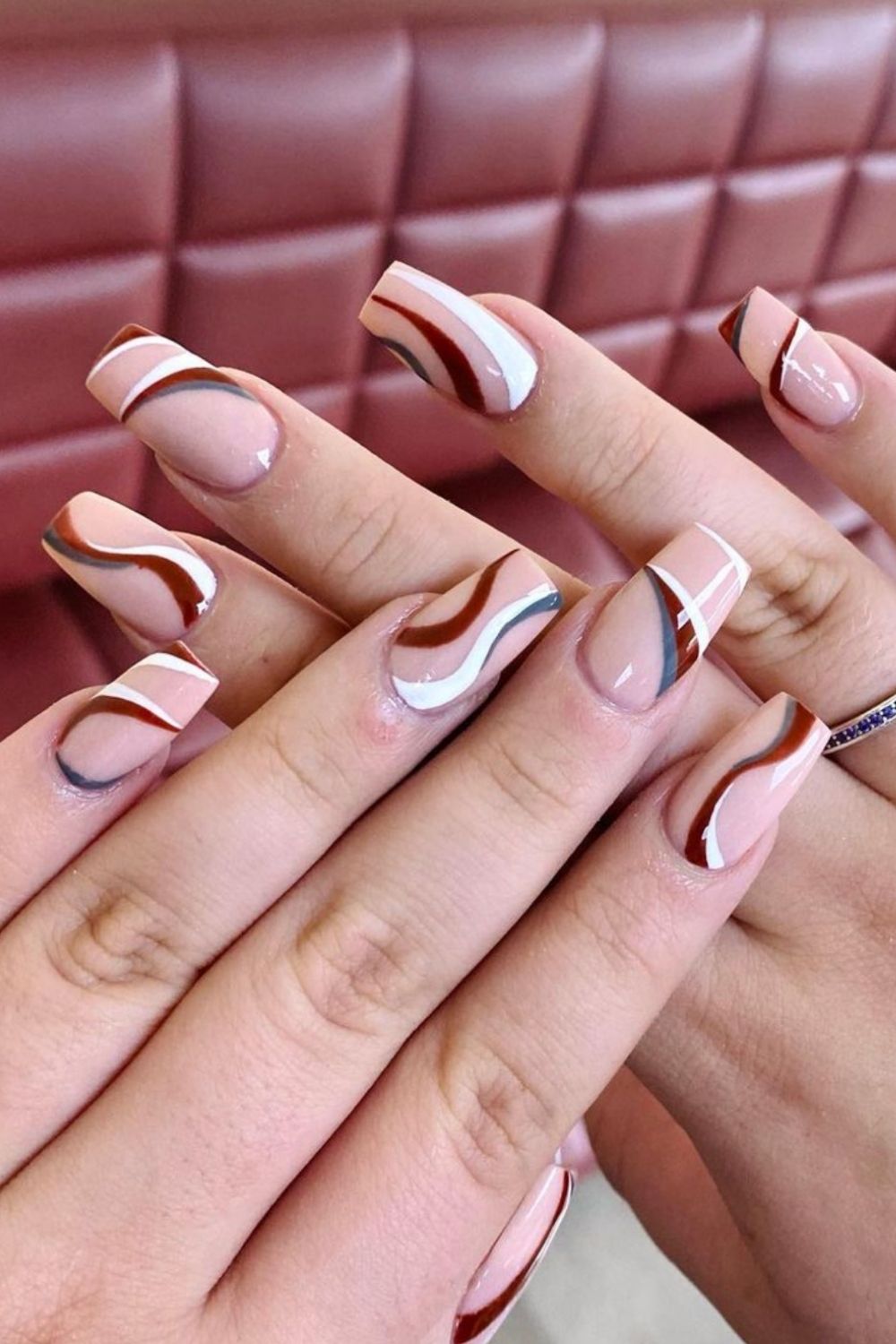 40+ Abstract Nail Art & Swirl Nails To Inspire Your Next Manicure