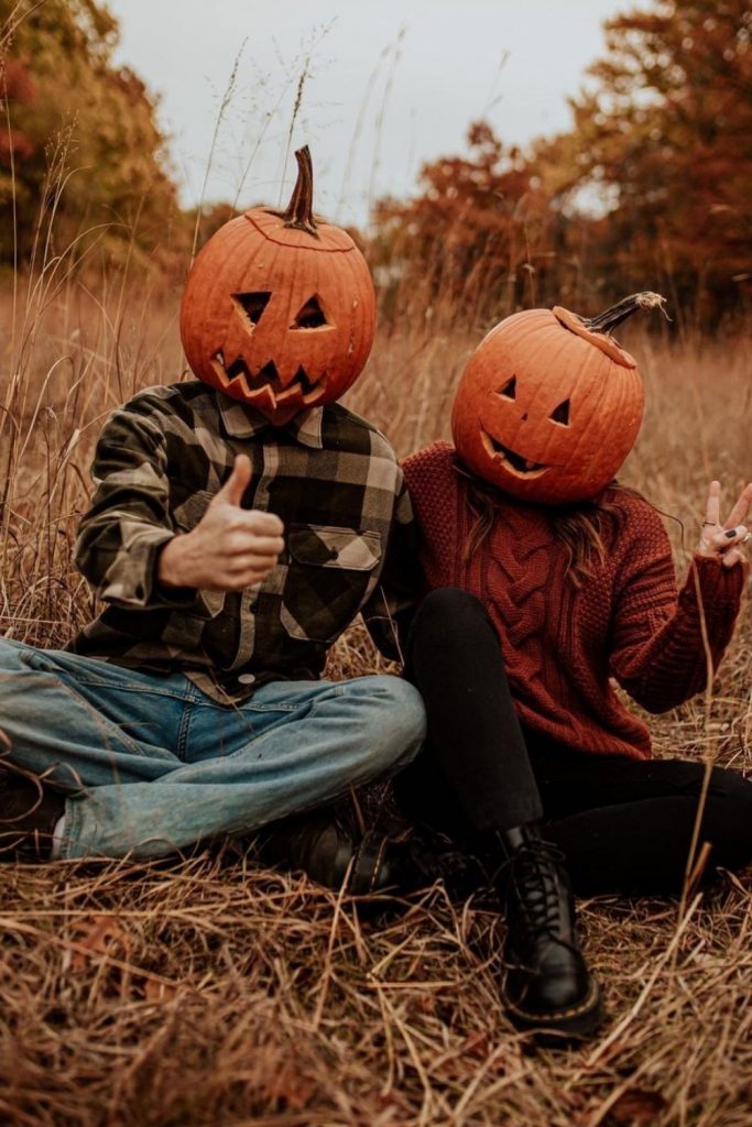 Pumpkin Head Photoshoots Ideas 