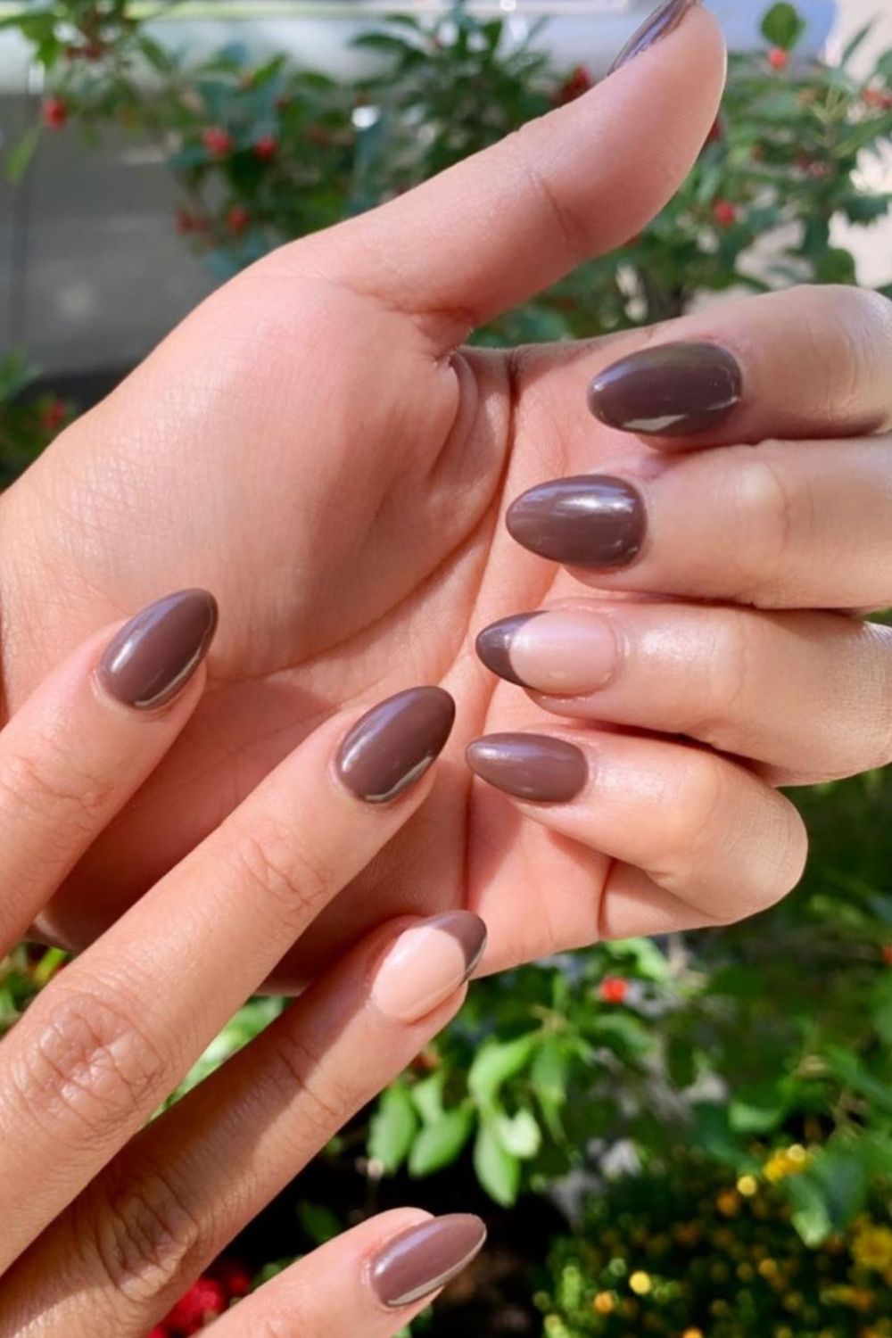 Best Brown nails design ideas for Short Fall nail colors 2021