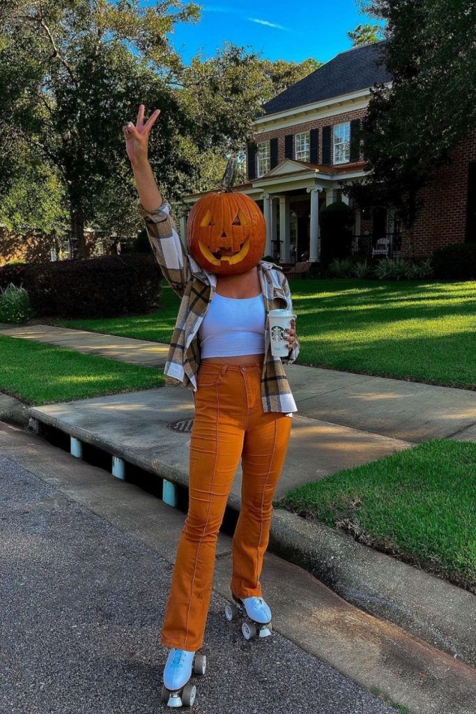 Pumpkin Head Photoshoots Ideas 