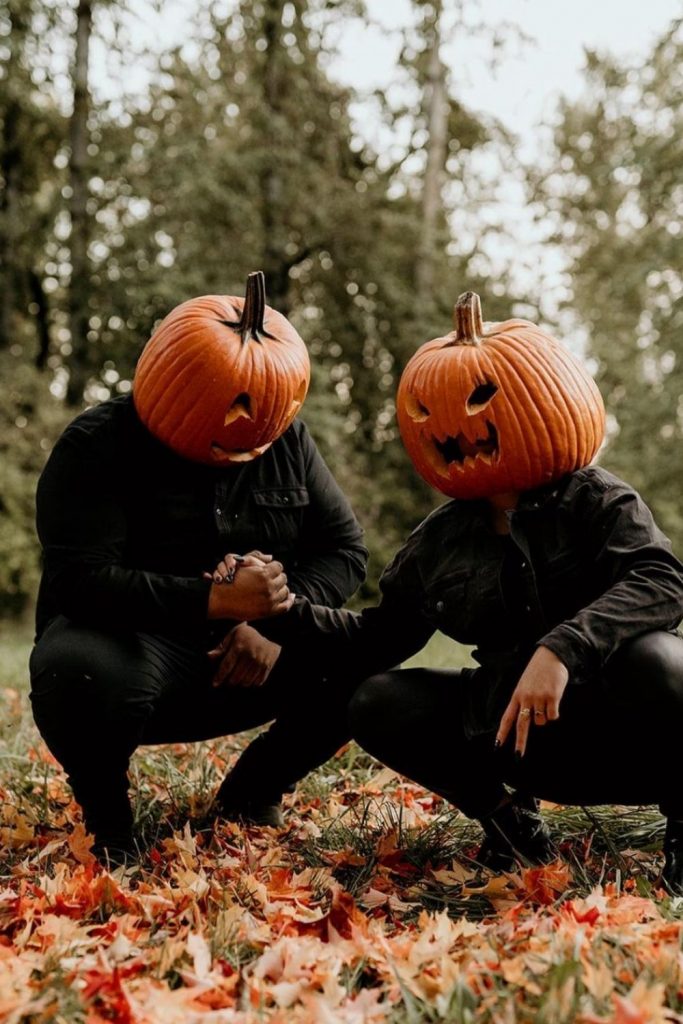 Pumpkin Head Photoshoots Ideas 