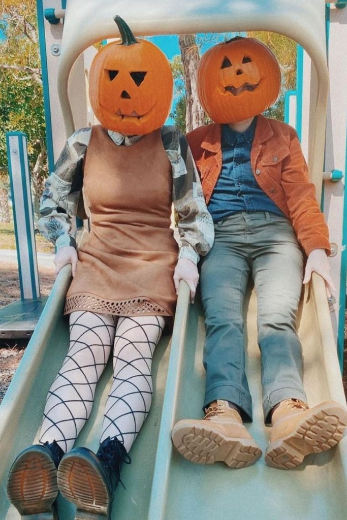 Pumpkin Head Photoshoots Ideas 