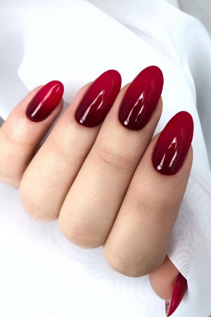 Burgundy nails design | Best winter nail colors 2021 to try - Page 2 of 5 - Mycozylive.com