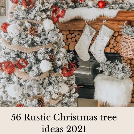 Christmas Aesthetic | 56 Rustic Christmas tree ideas 2021