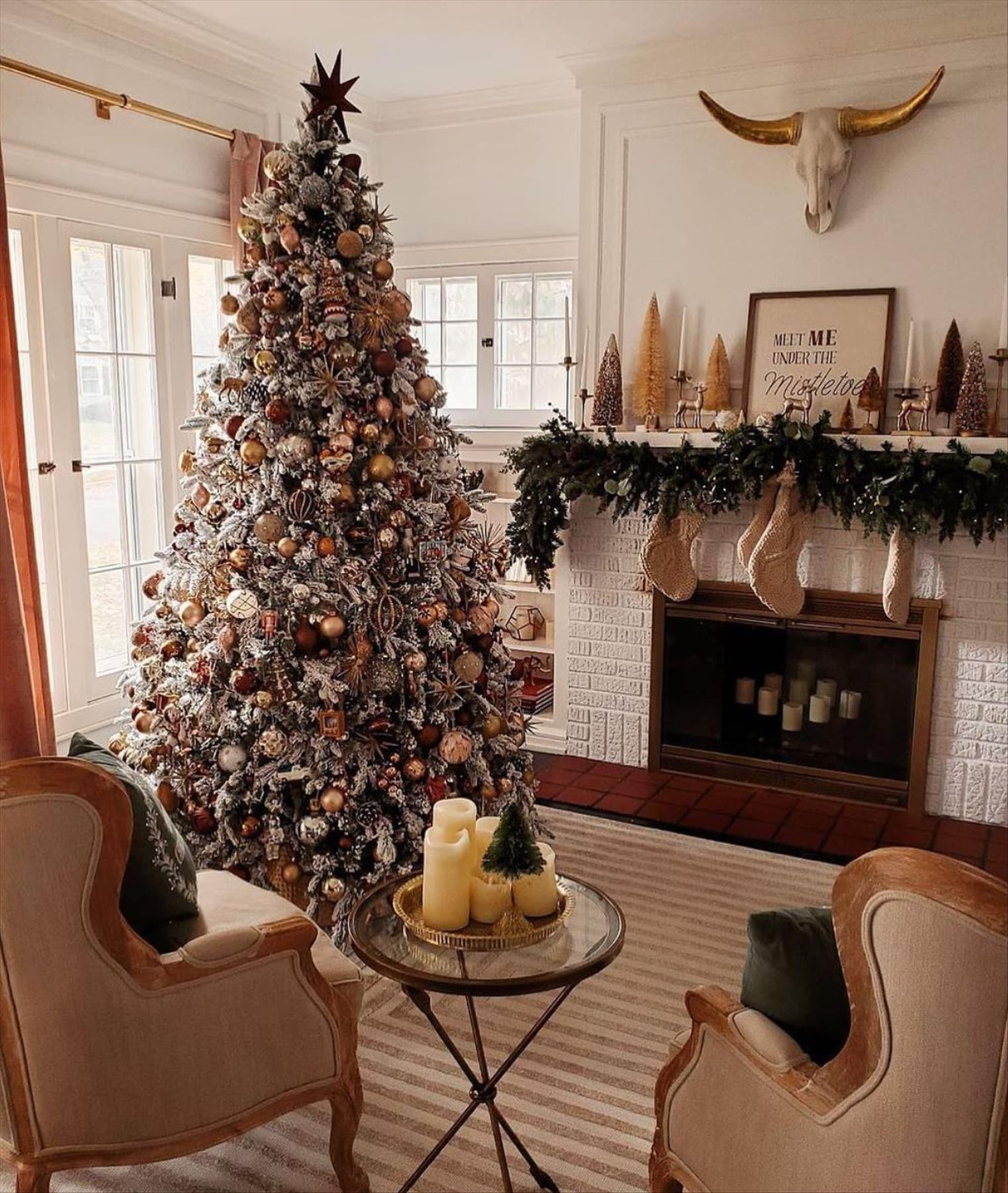 Christmas Aesthetic | 81 Ideal Christmas decor ideas for living room 