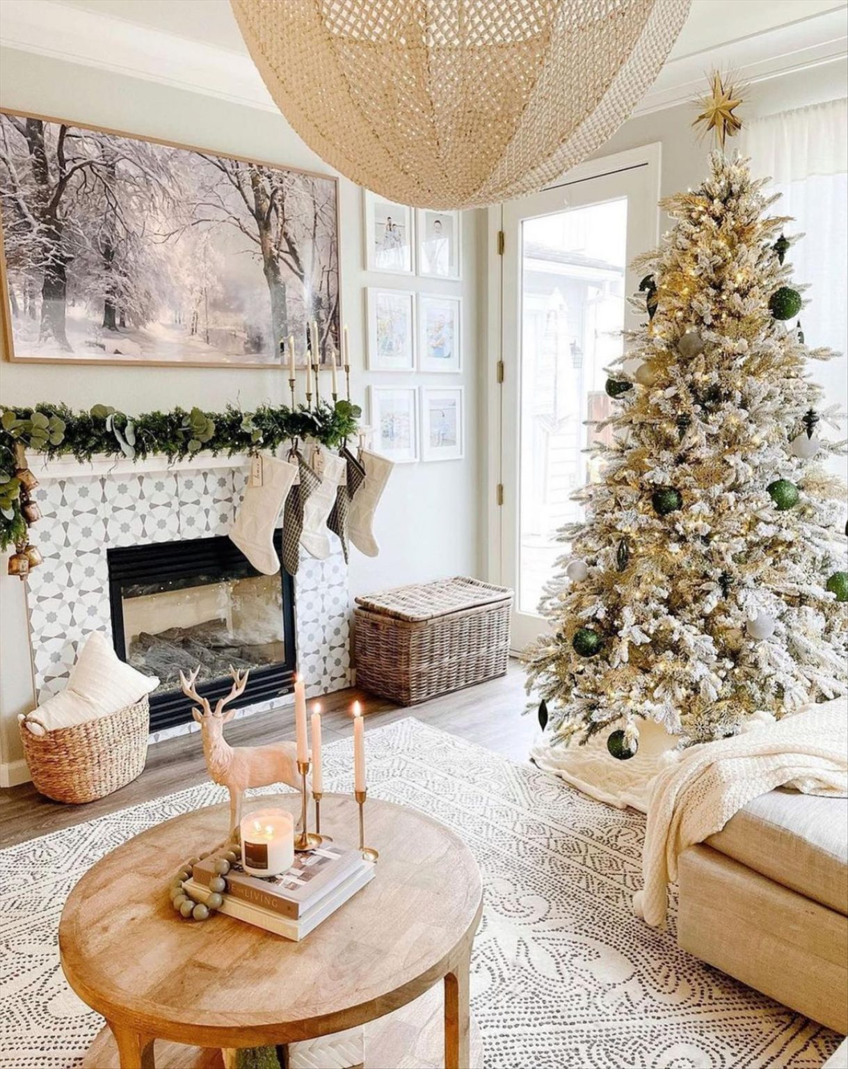 Christmas Aesthetic | 81 Ideal Christmas living room decor ideas - Page 4 of 10