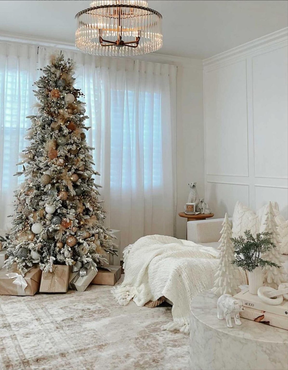 Christmas Aesthetic | 81 Ideal Christmas living room decor ideas - Page ...