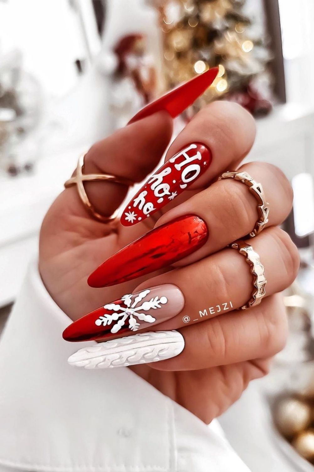 Best Christmas acrylic nails 2021 to light up your holiday