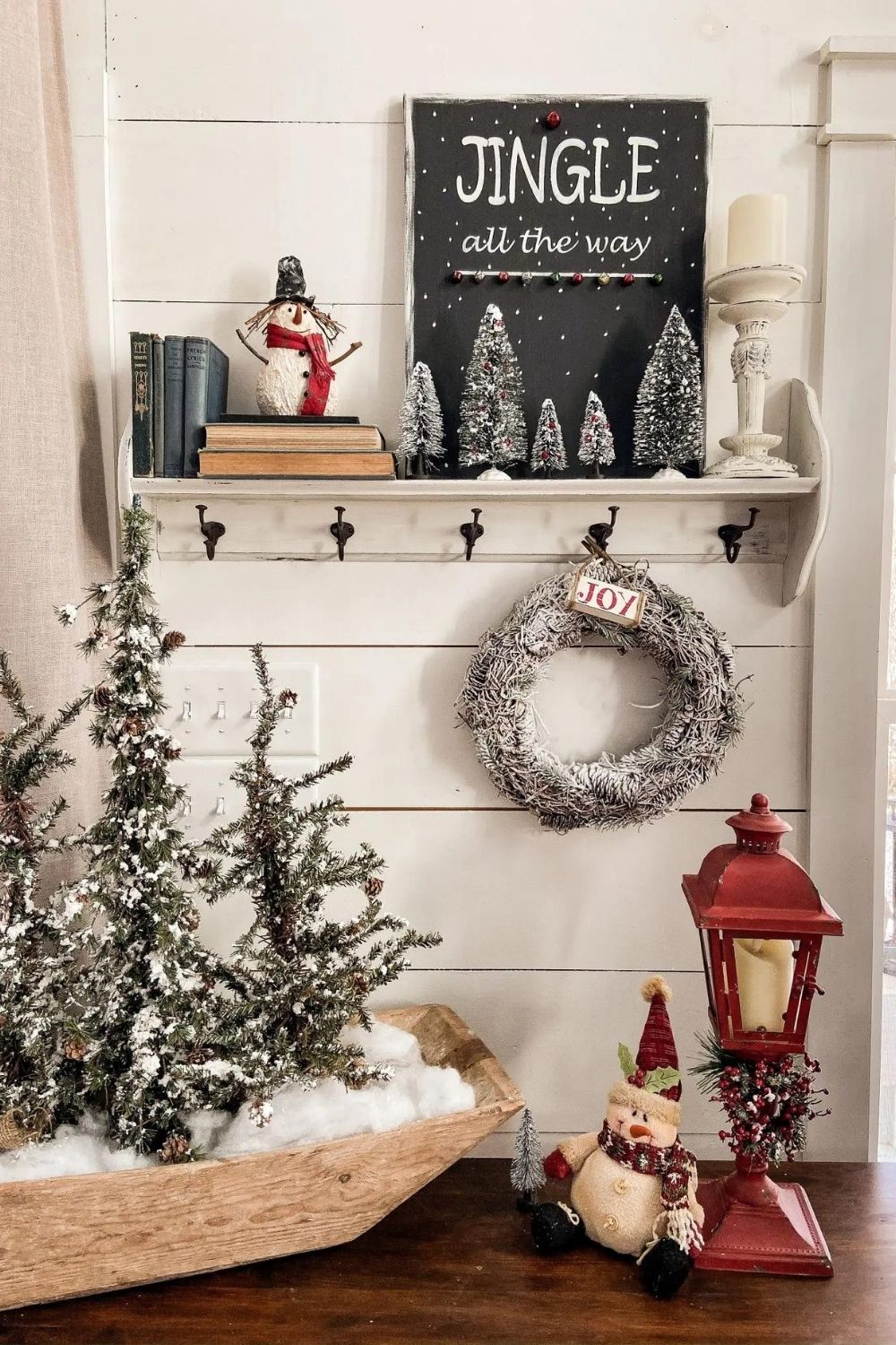 Farmhouse Christmas tree decoration  ideas for holiday