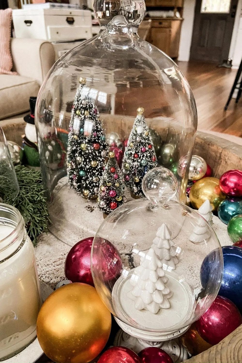 Farmhouse Christmas tree decoration  ideas for holiday