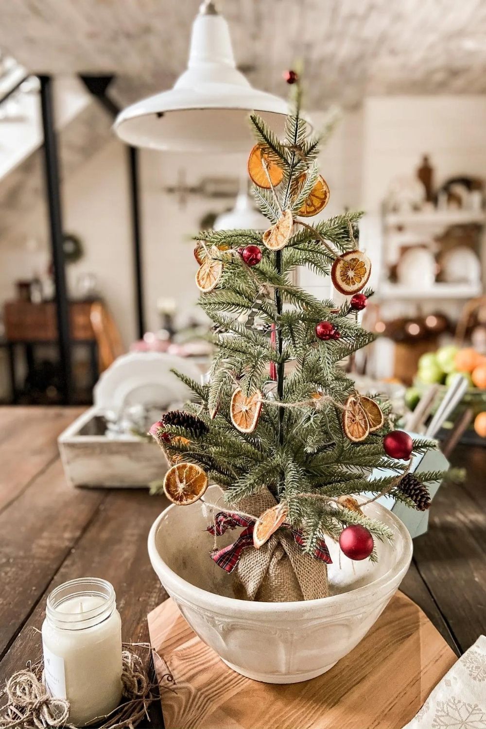 Farmhouse Christmas tree decoration  ideas for holiday