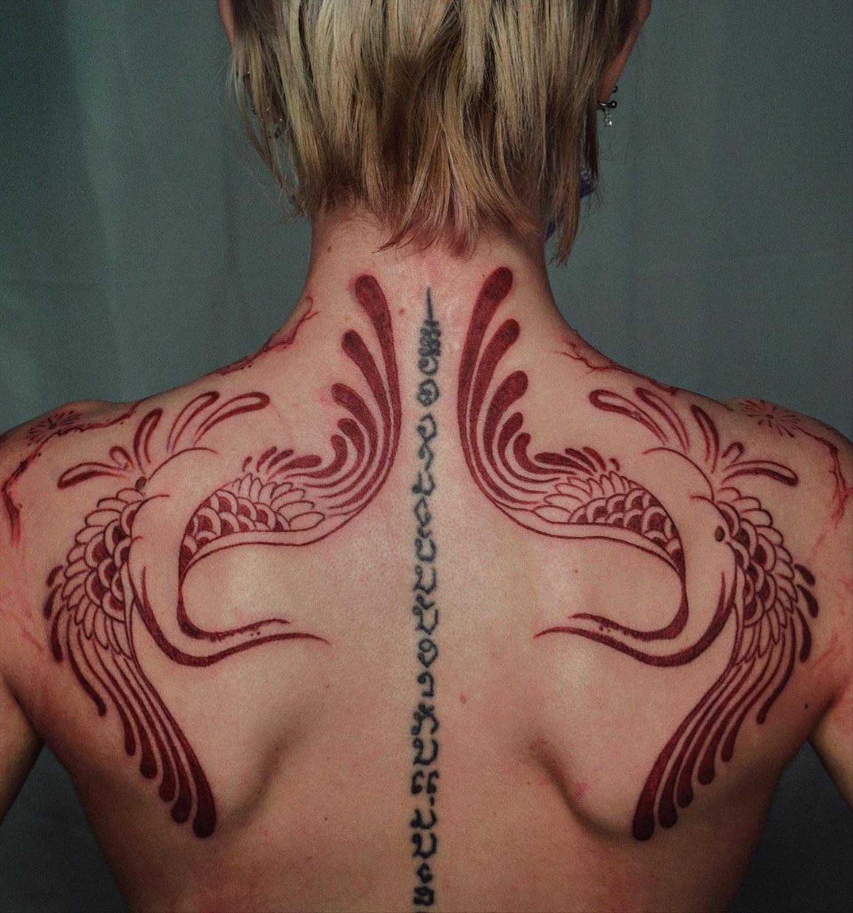  Pretty back tattoos for women inspirations 