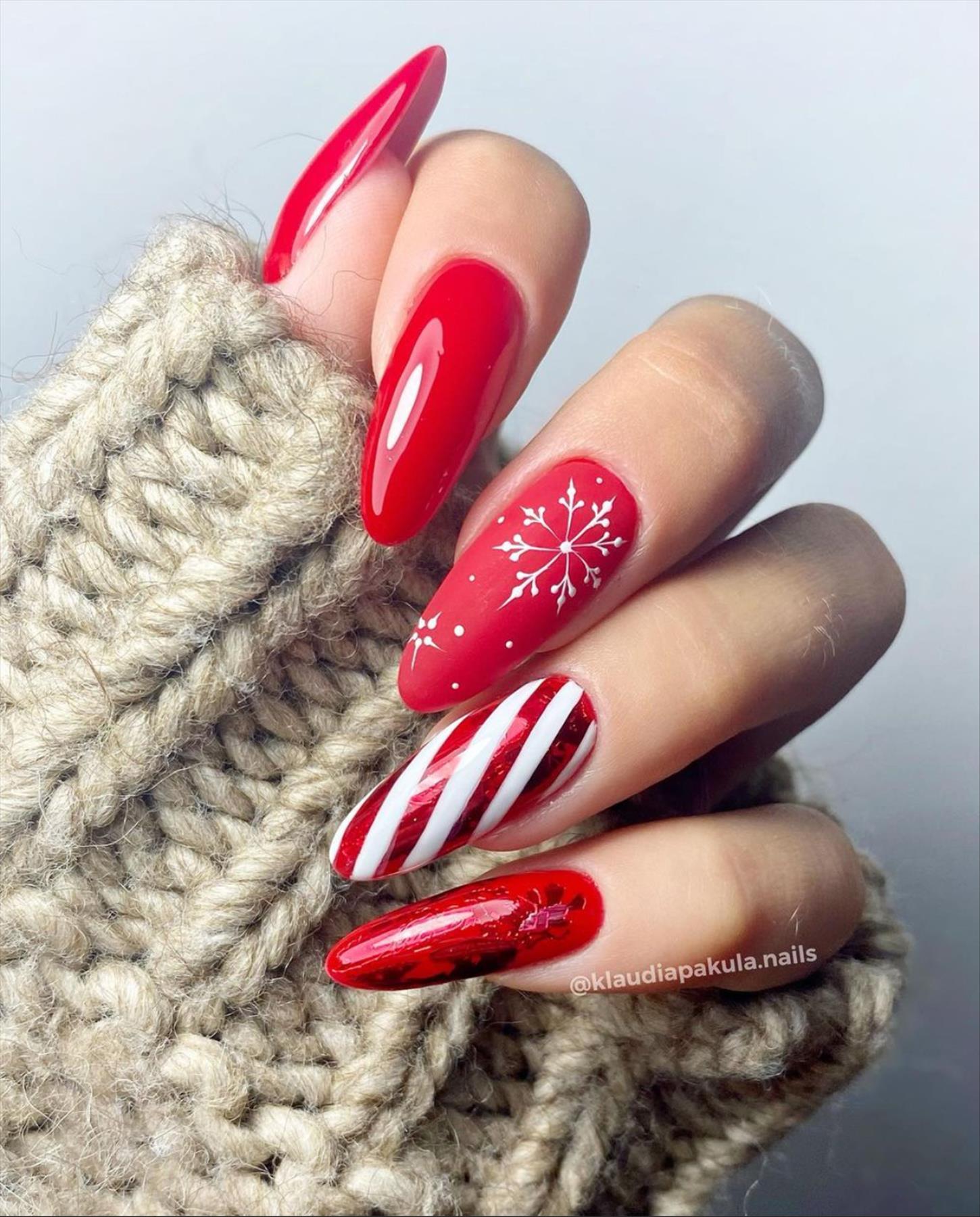 Best Christmas nail design for Winter Holiday 2021