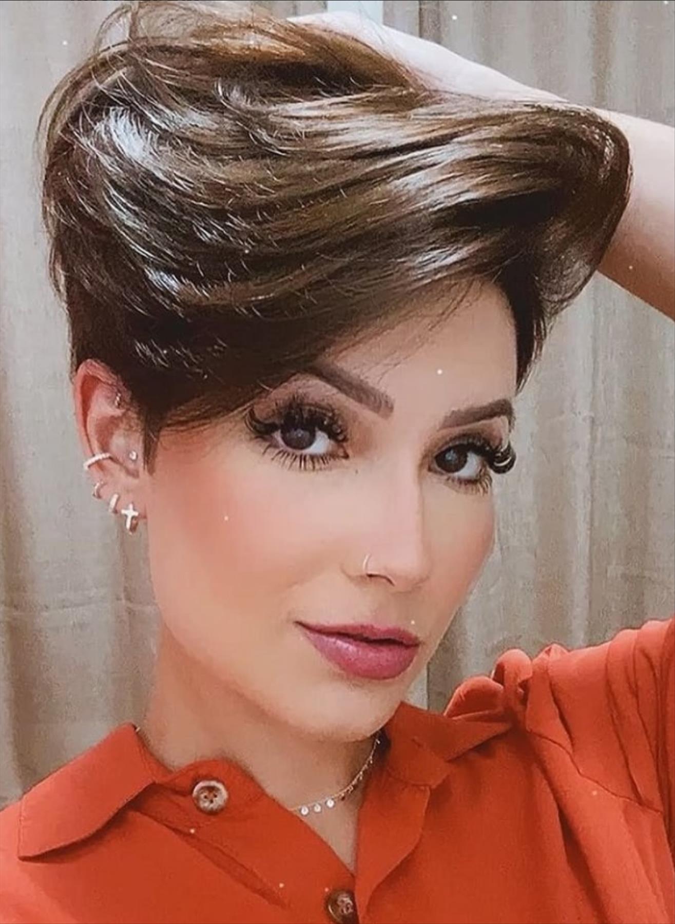 Top short pixie haircut for thick hair 2021 to be cool