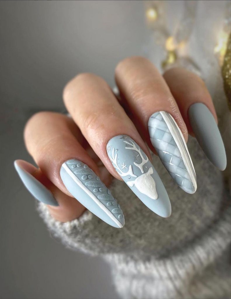 30 Trendy Winter Nails Almond Shaped Nails To Try