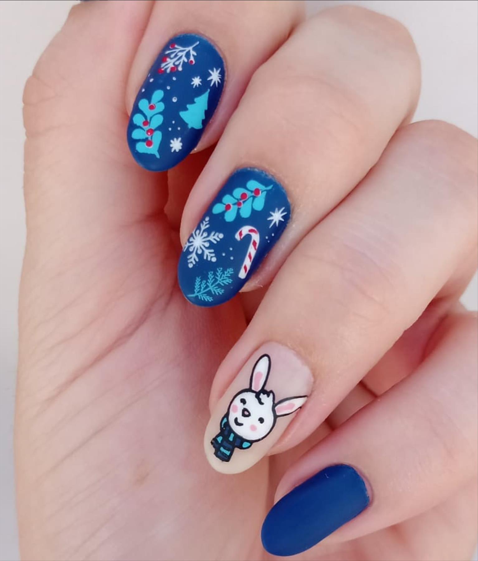 Best Christmas nail design for Winter Holiday 2021