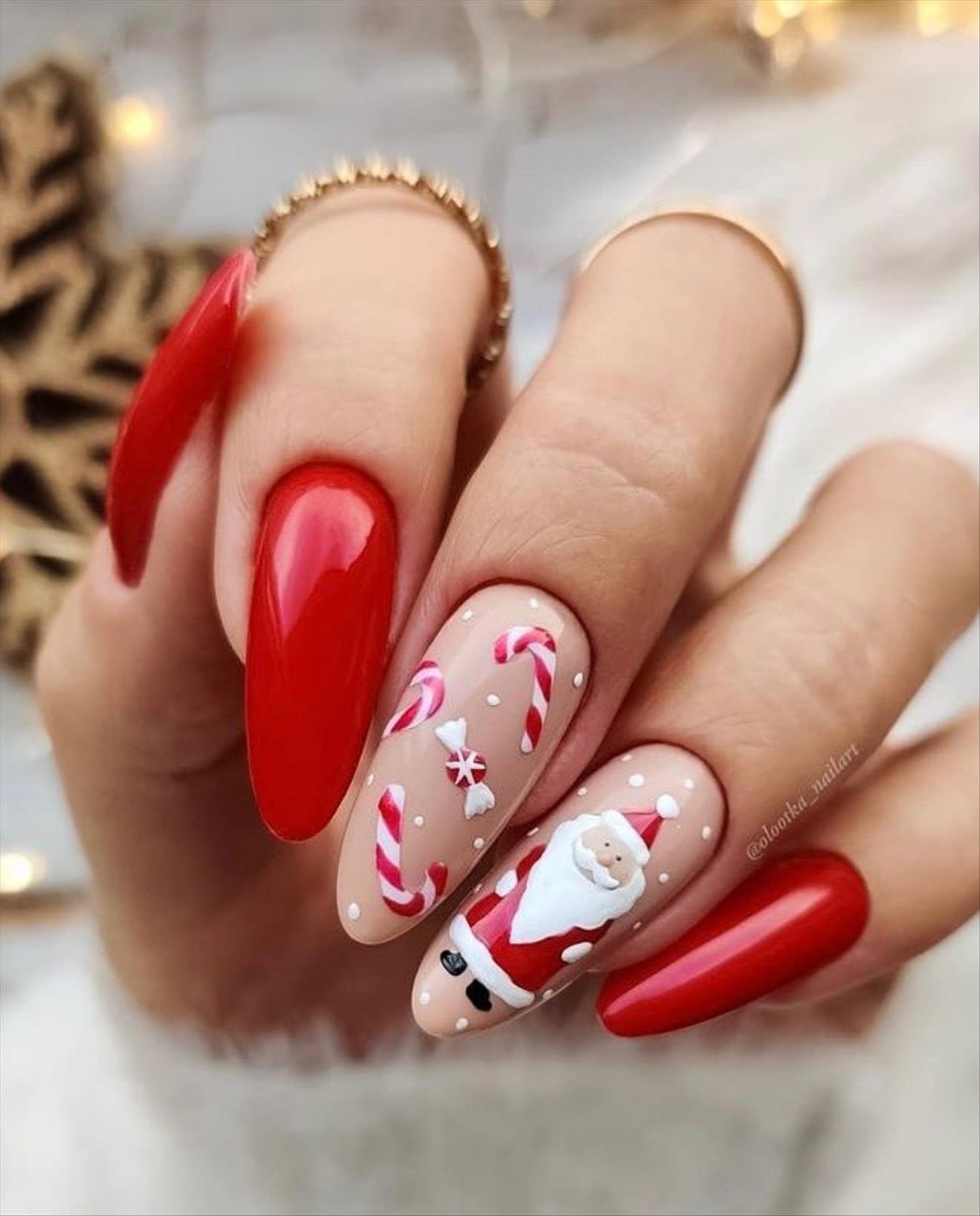 Best Christmas nail design for Winter Holiday 2021