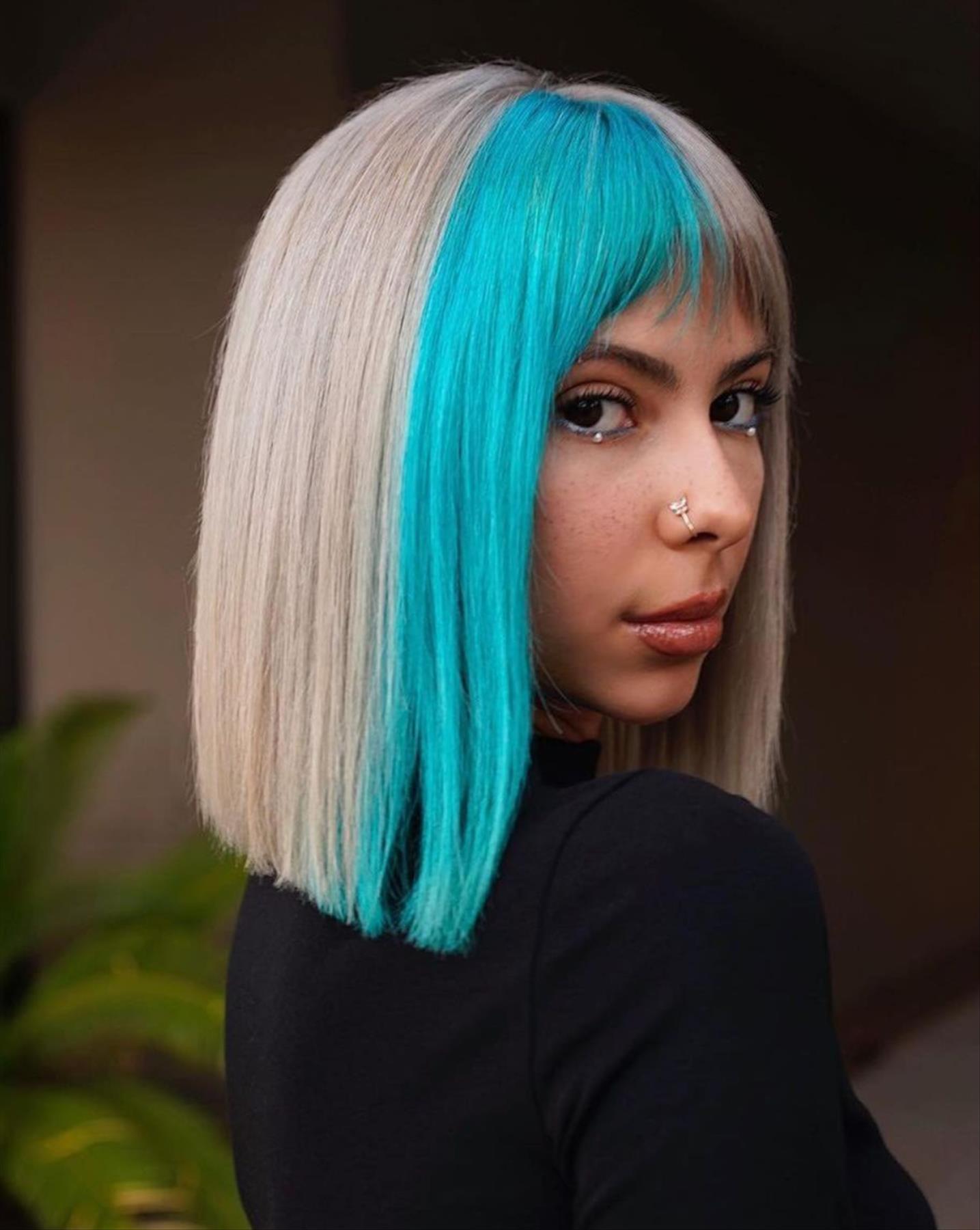 Two-Tone Hair Color Ideas New Hair Color Trends 2022