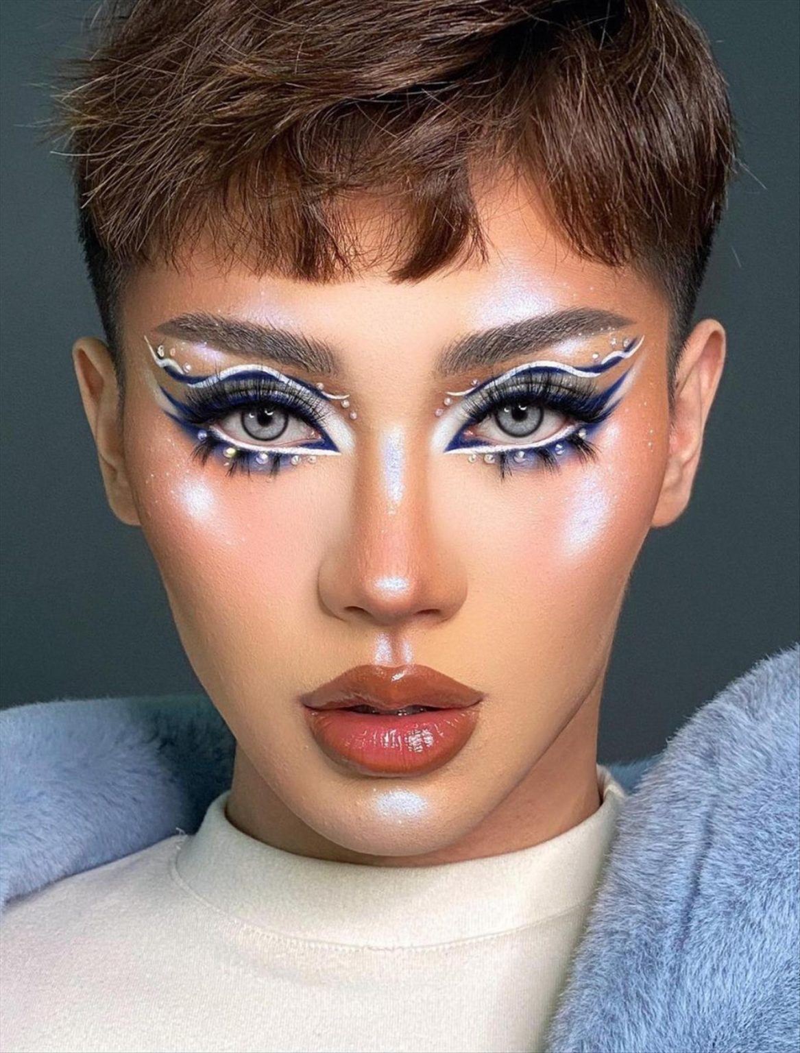 35 Easy Christmas Makeup Ideas For Holiday Season Mycozylive