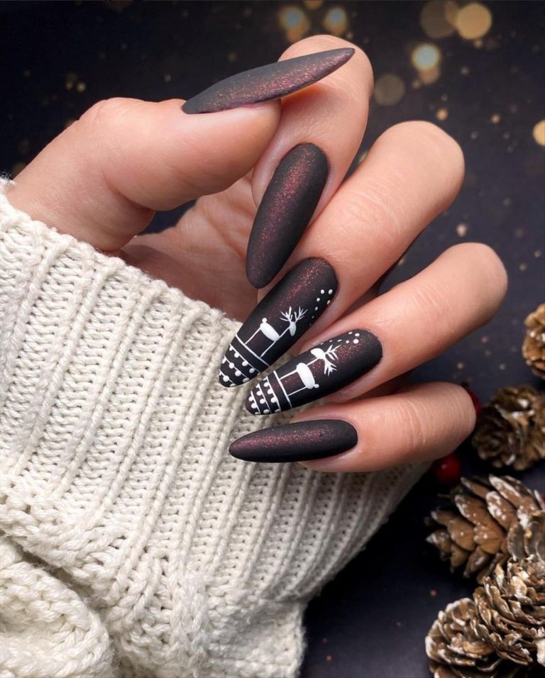 30 Trendy Winter Nails Almond Shaped Nails To Try