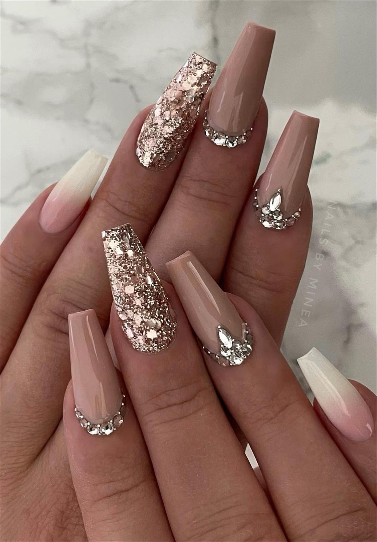 Best glitter ombre nails design ideas that are trending