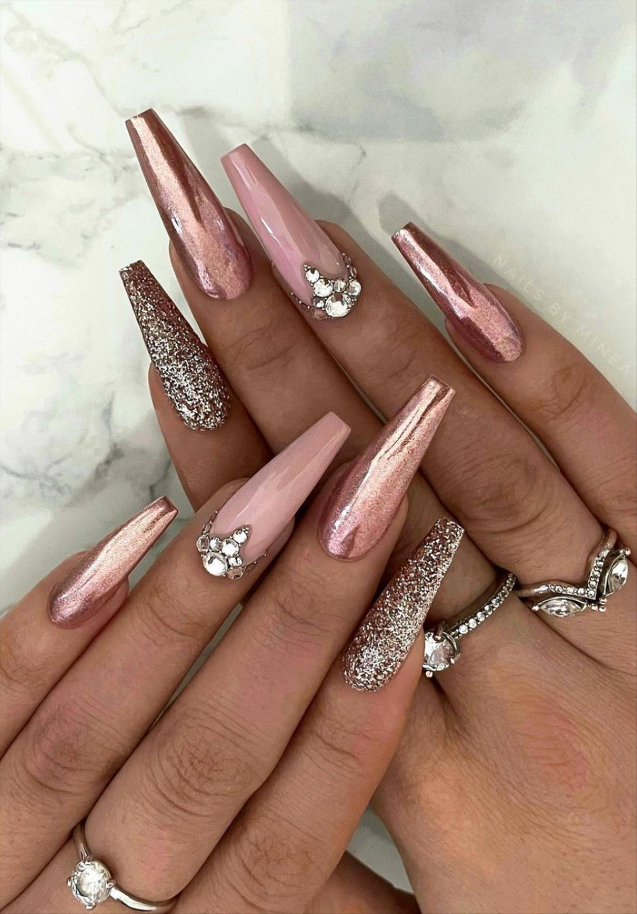 Best glitter ombre nails design ideas that are trending