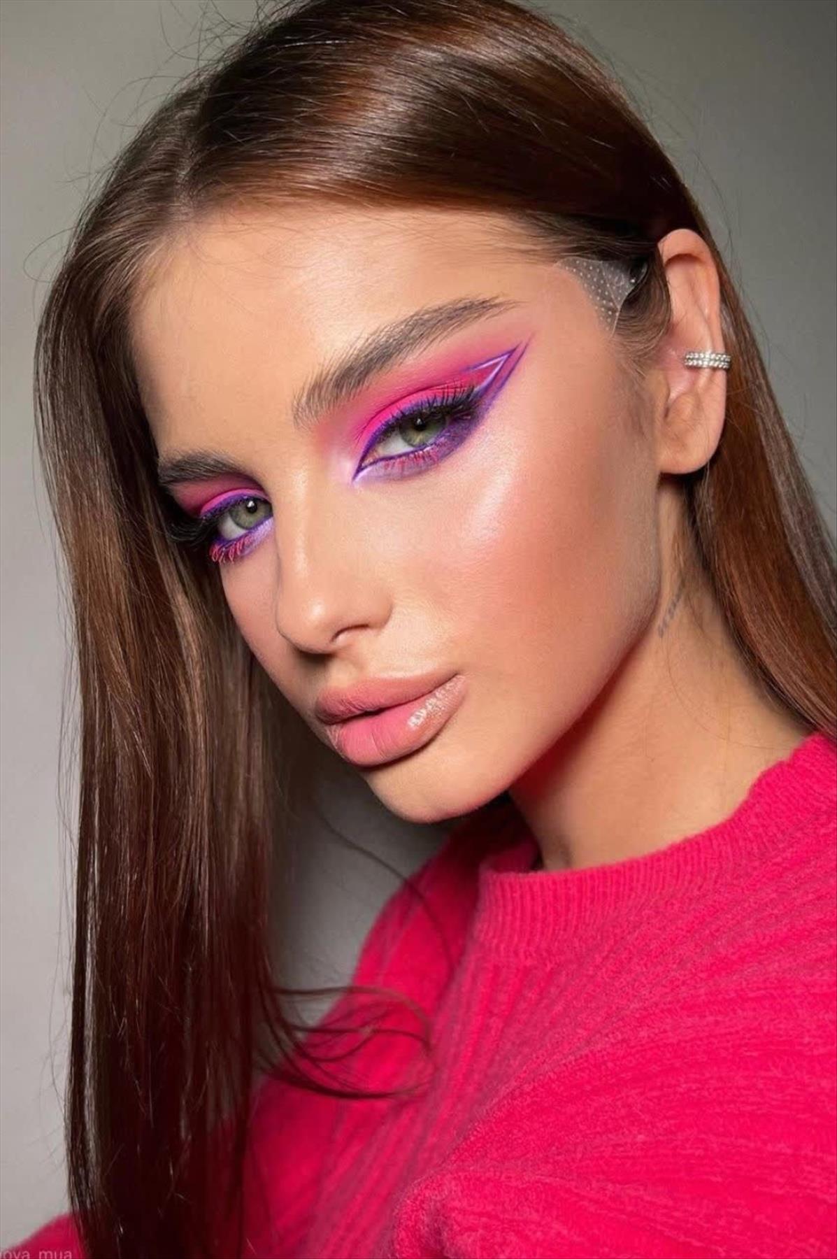 Best Pink Eyeshadows Makeup Looks for 2022 Fashion Trends