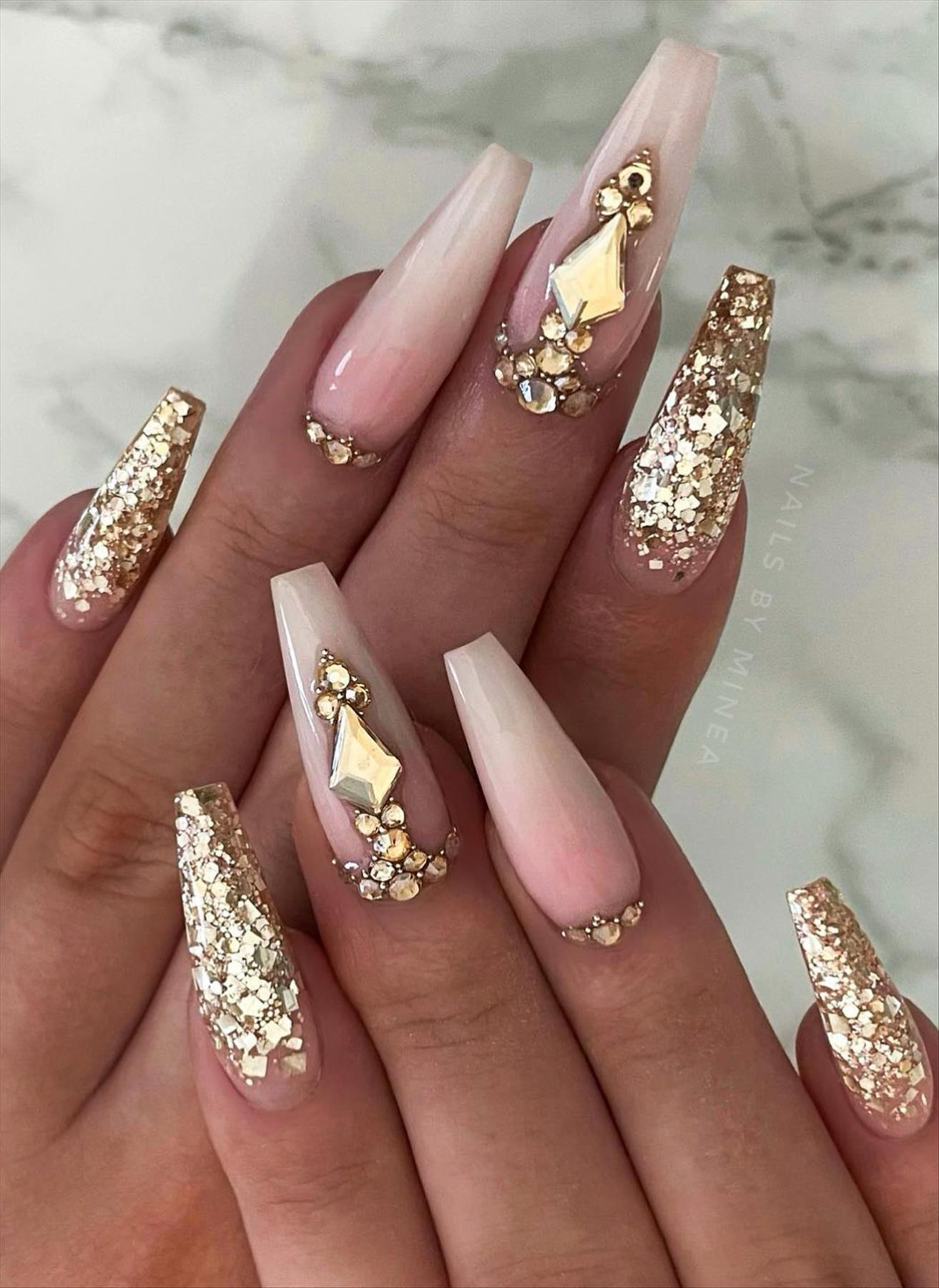 Best glitter ombre nails design ideas that are trending