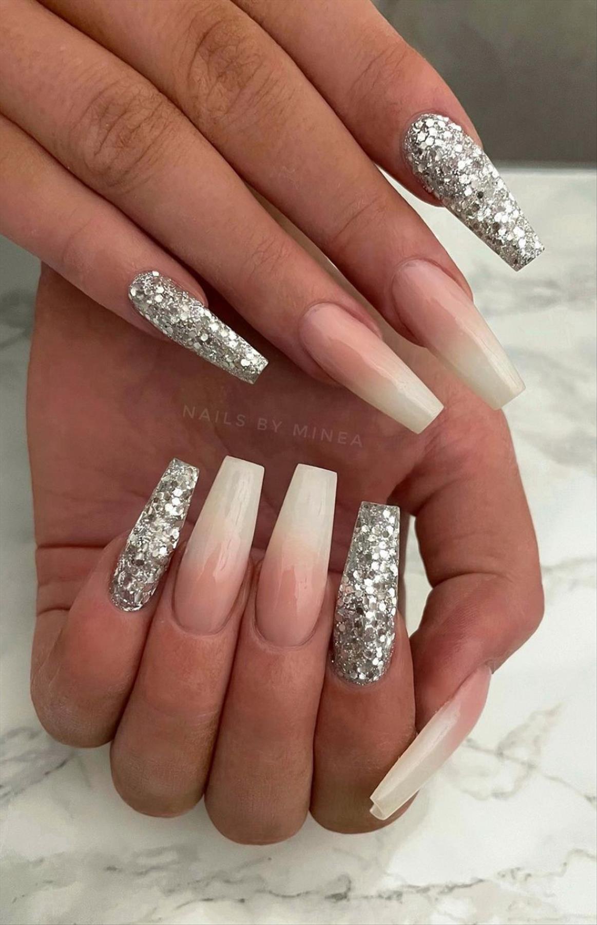 Best glitter ombre nails design ideas that are trending